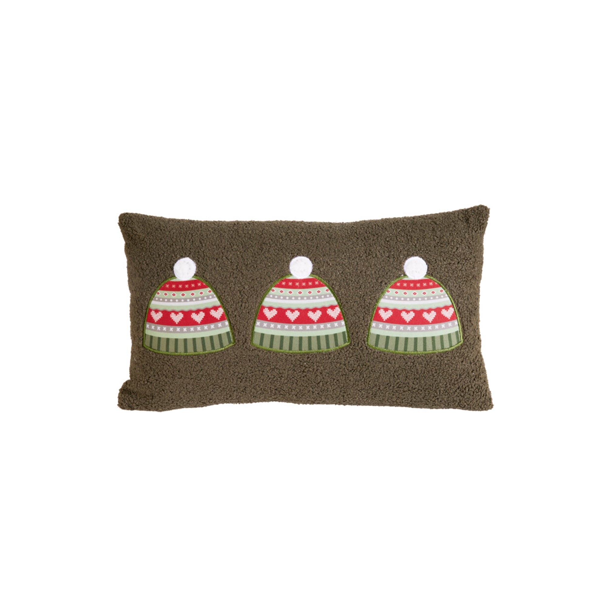 NOL Rectangular Cushion Set 20" x 12" Christmas Pattern (Set of 2)