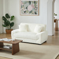 ADEA Fixed 2-Seater Sofa – Corduroy Velvet Sofa For Modern Cozy Living Spaces