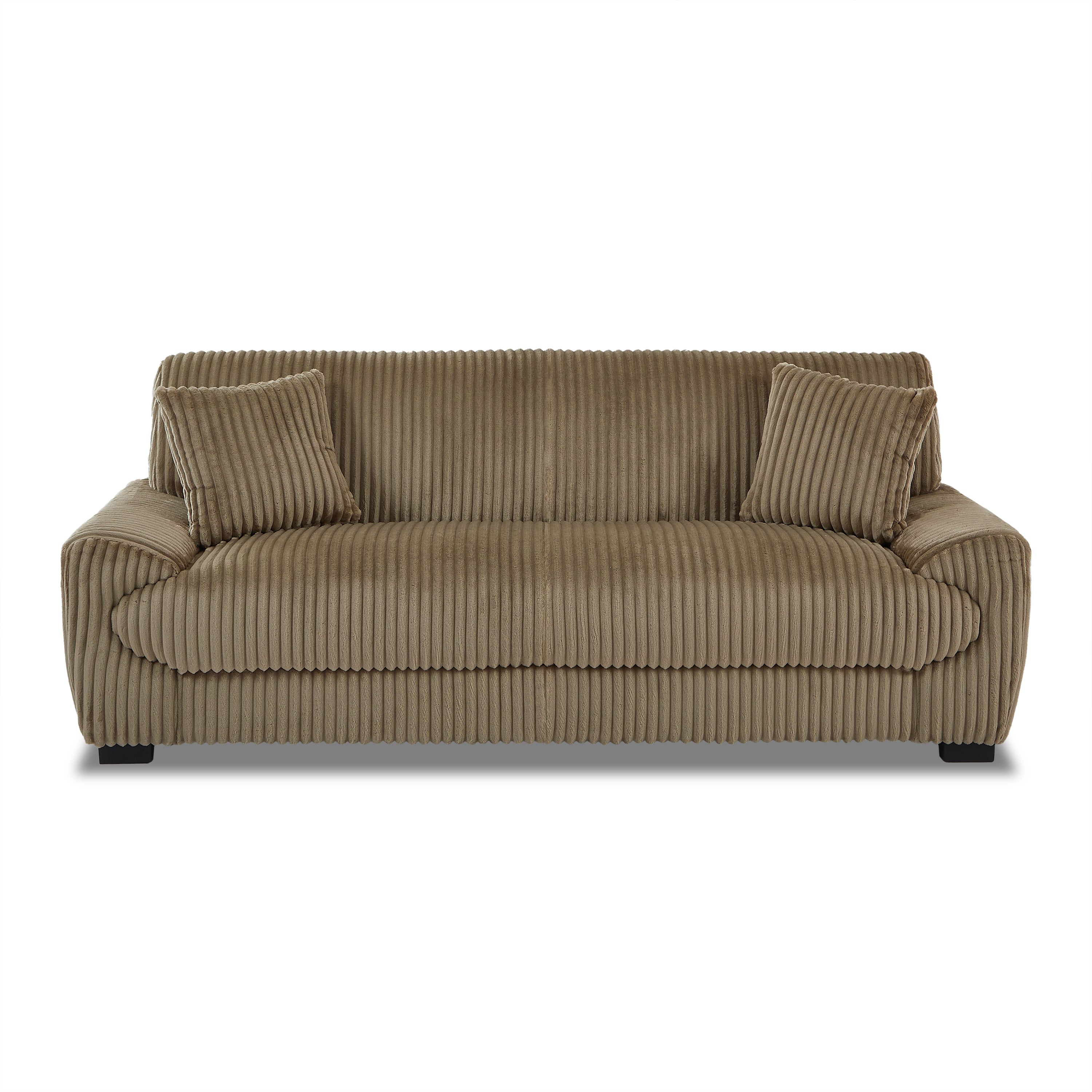 ADEA 3-Seater & 2-Seater Sofa Set - Brown