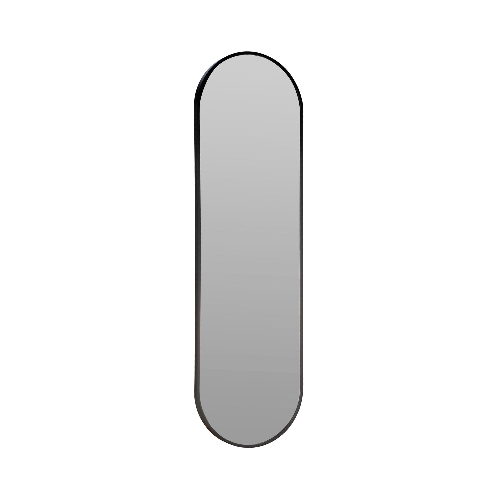 ADI Wall Mirror 12" x 39" Black Frame