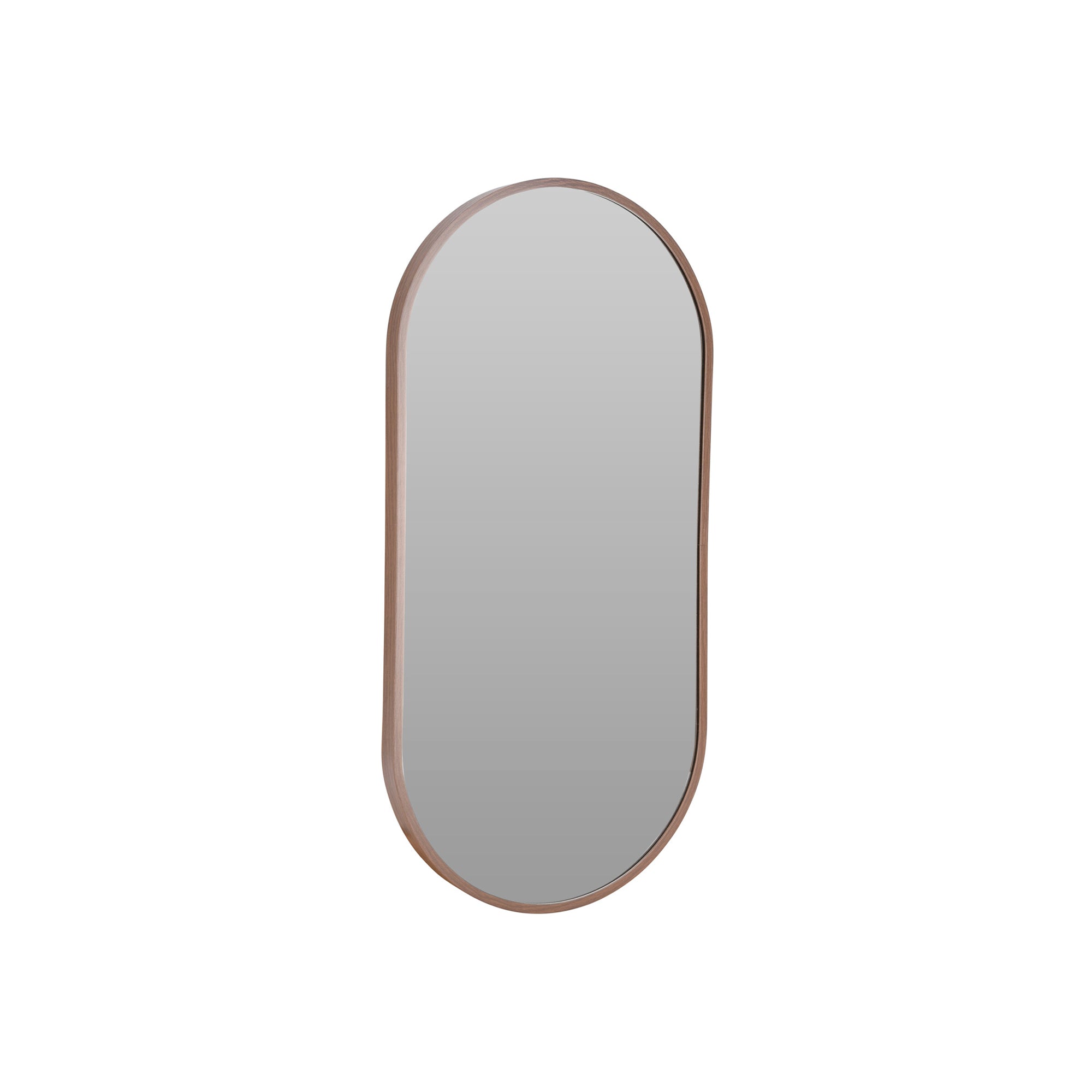 ADI Wall Mirror 12" x 24" Dark Wood Frame