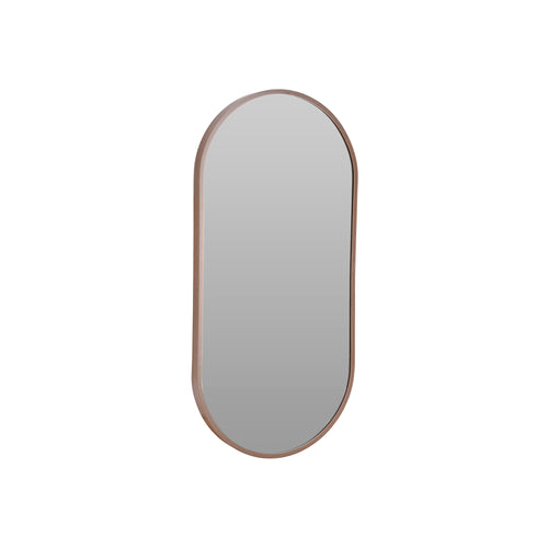 ADI Wall Mirror 12" x 24" Dark Wood Frame