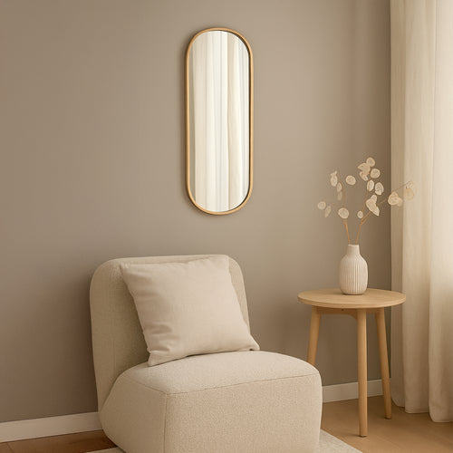 ADI Wall Mirror 12" x 24" Gold Frame