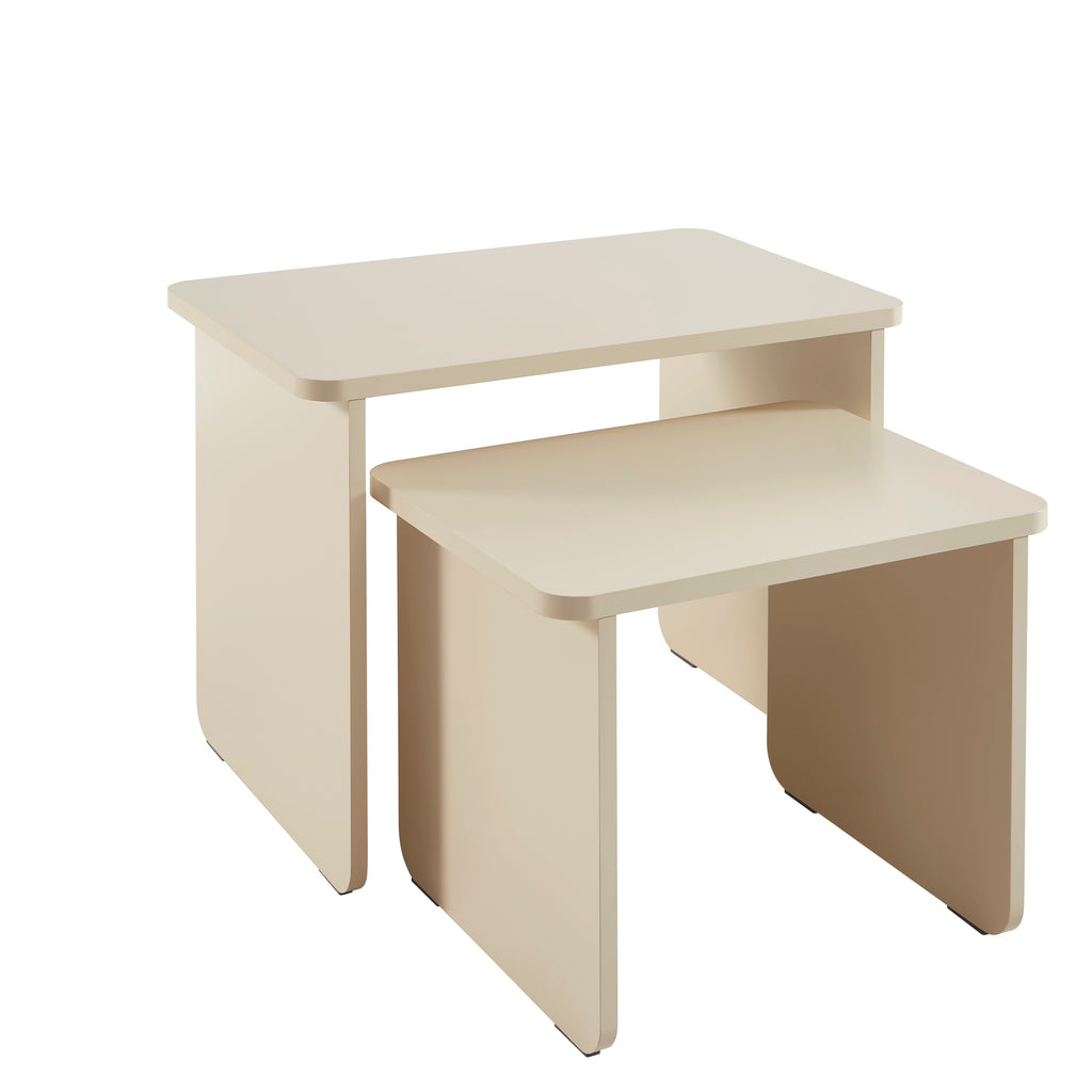 Nesting Coffee Tables Akka Beige – Beige