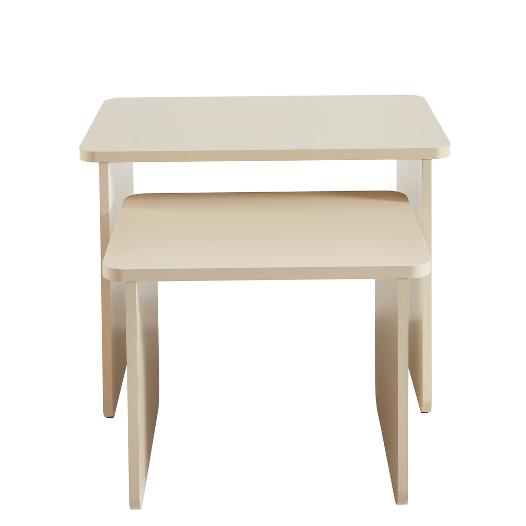 Nesting Coffee Tables Akka Beige – Beige