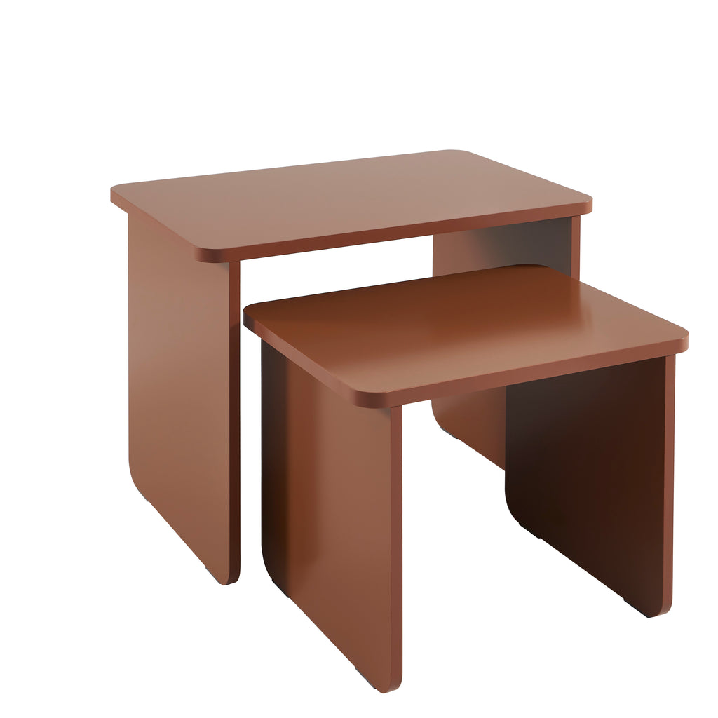 Nesting Coffee Tables Akka - Brown