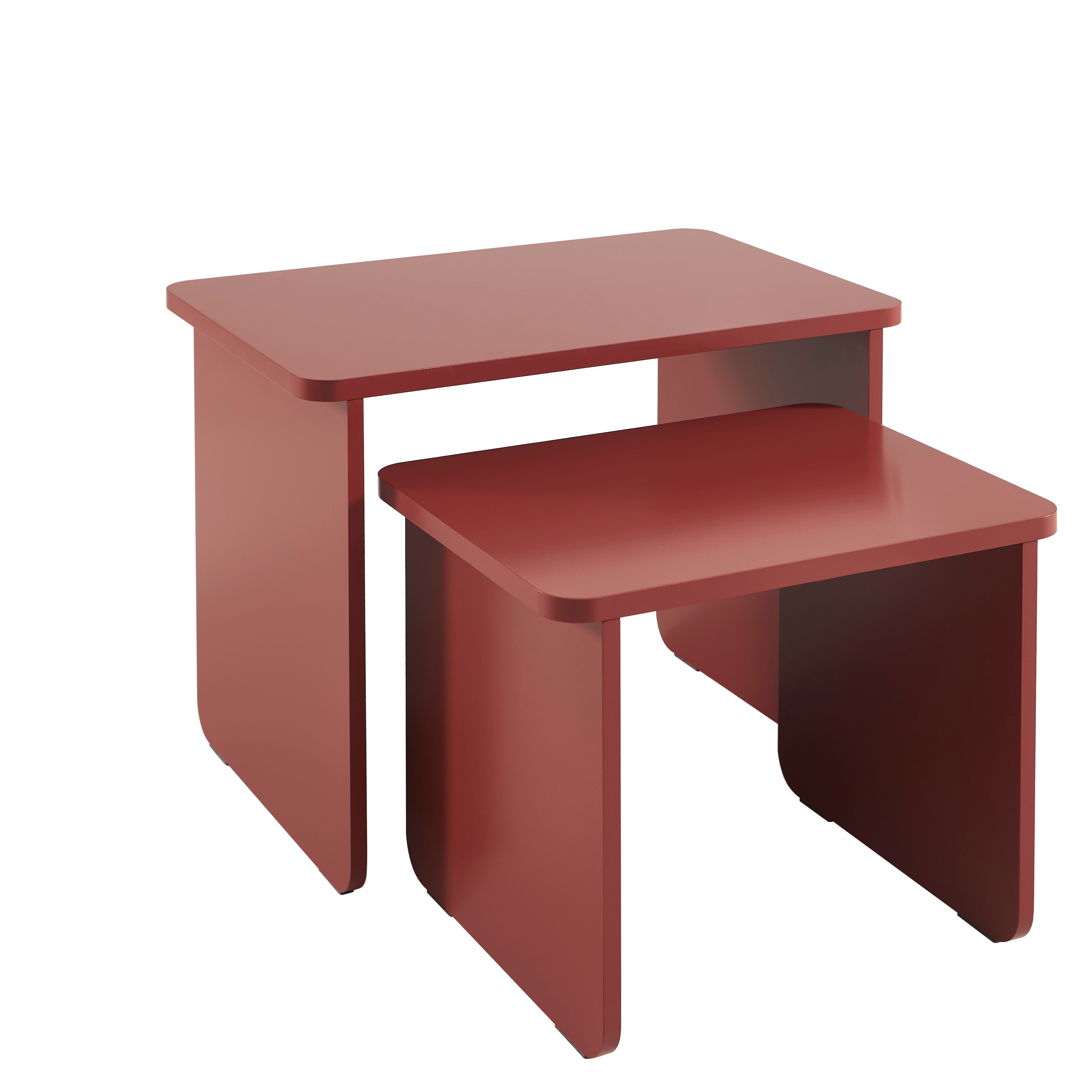 Nesting Coffee Tables Akka - Red
