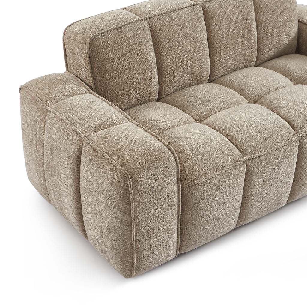 ALISTAIR 2-Seater Sofa Chenille - Beige