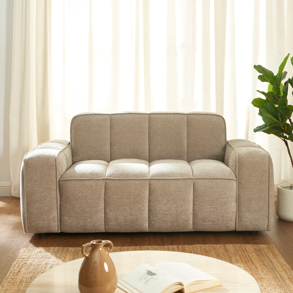 ALISTAIR 2-Seater Sofa Chenille - Beige