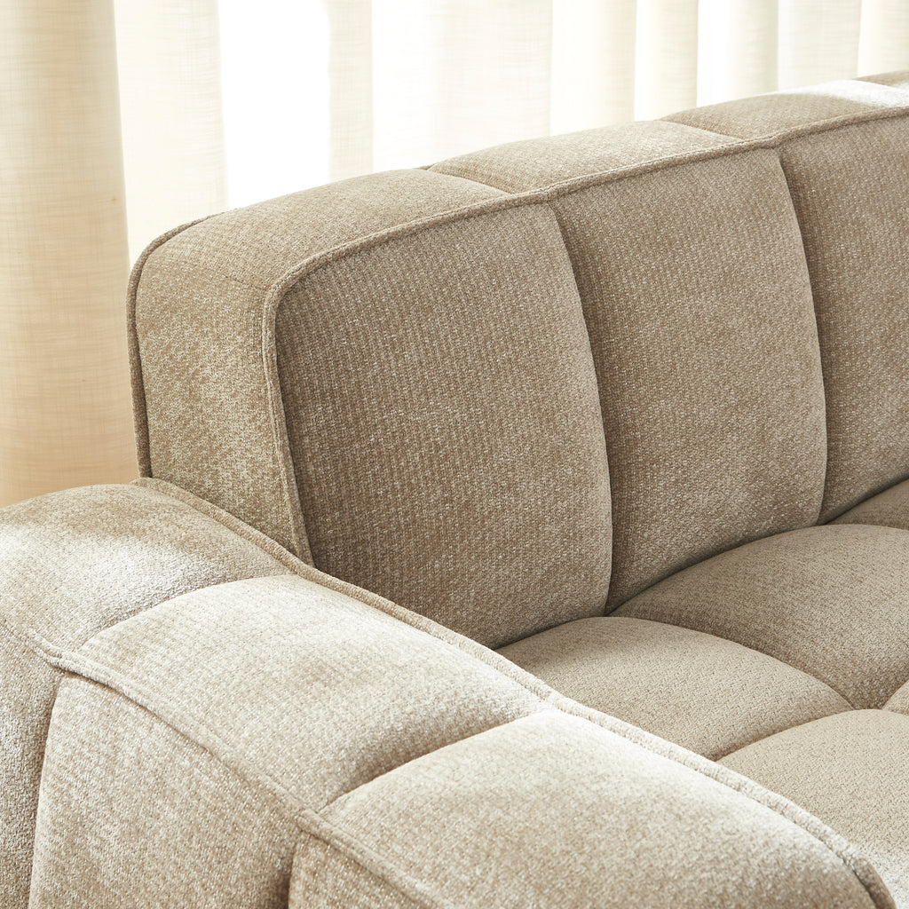 ALISTAIR 2-Seater Sofa Chenille - Beige