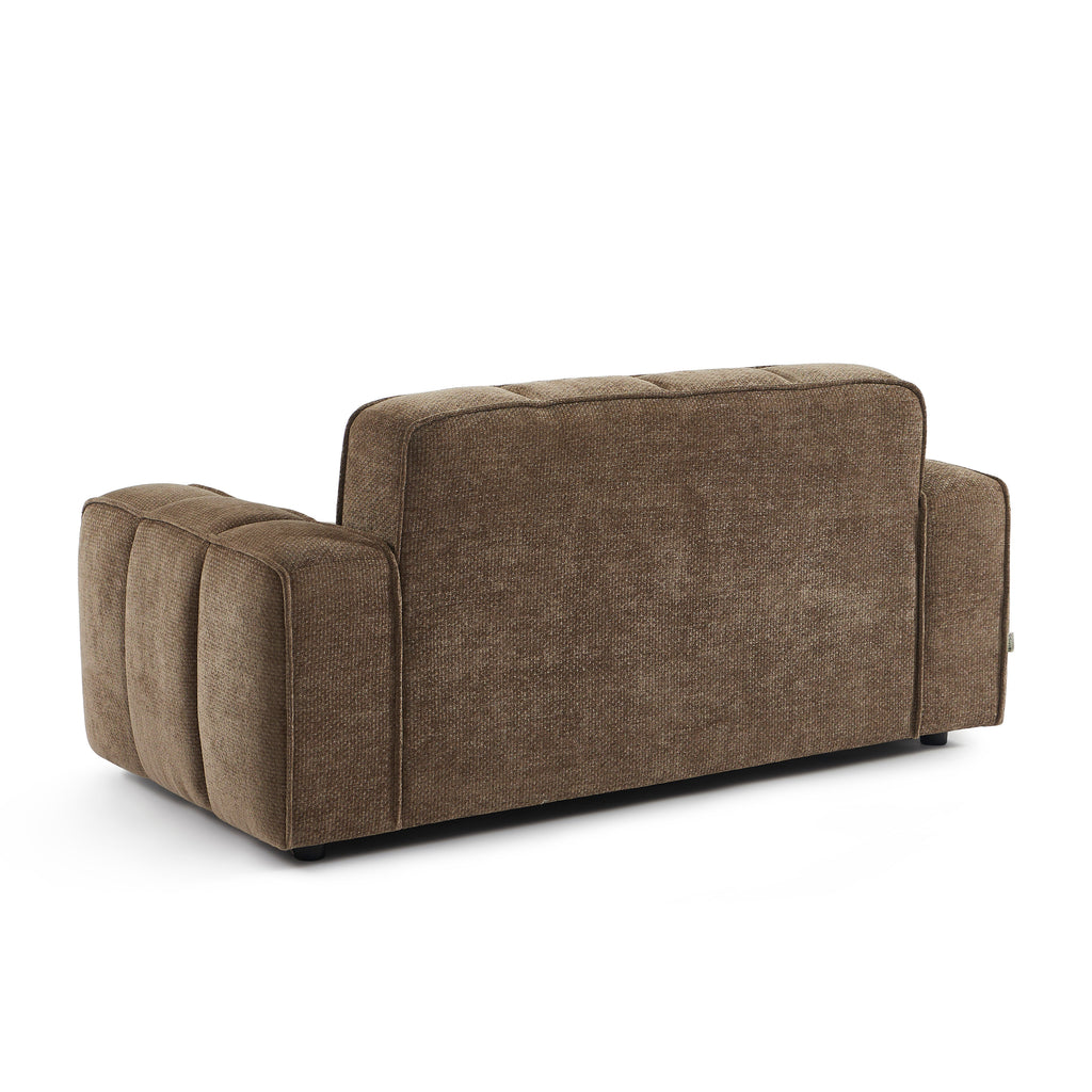 ALISTAIR 2-Seater Sofa Chenille - Brown