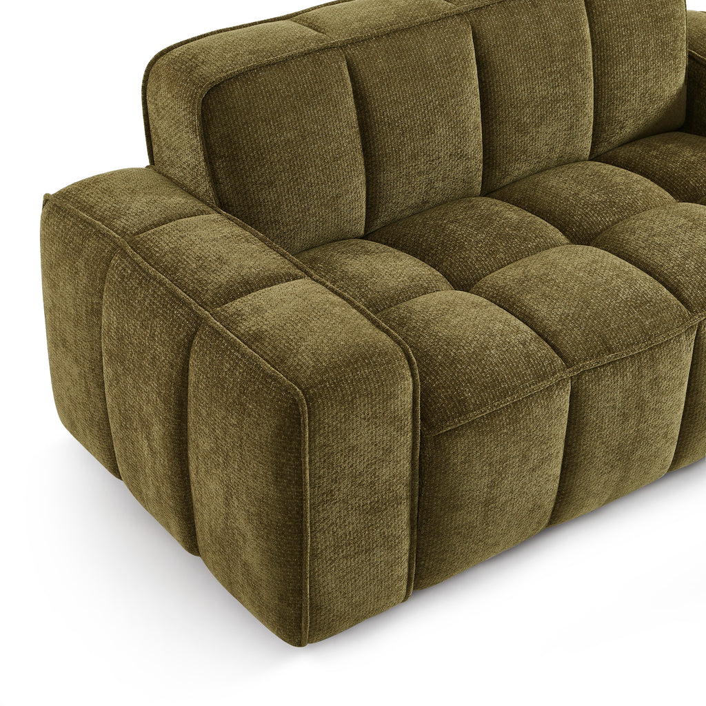 ALISTAIR 2-Seater Sofa Chenille - Green