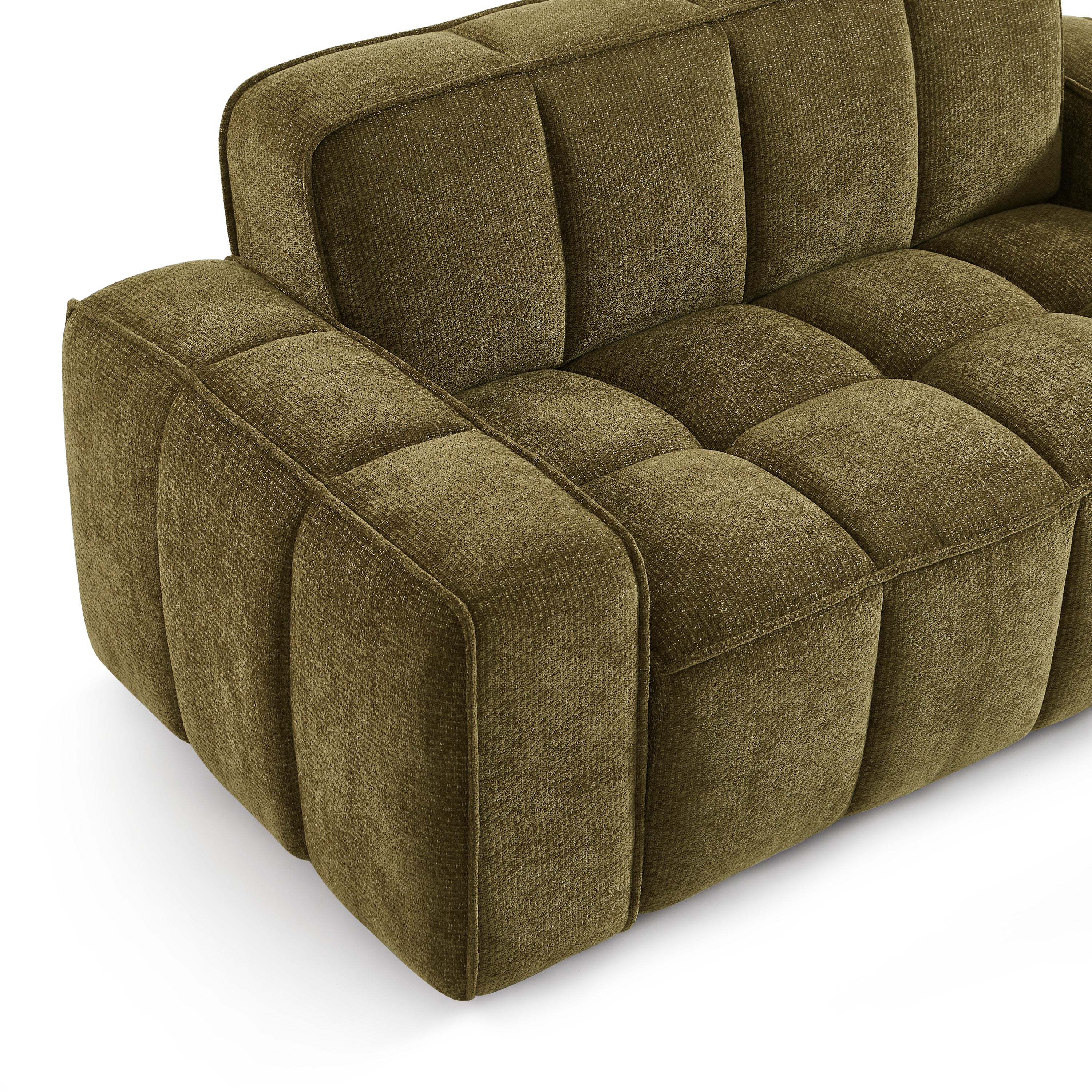 ALISTAIR 2-Seater Sofa Chenille - Green