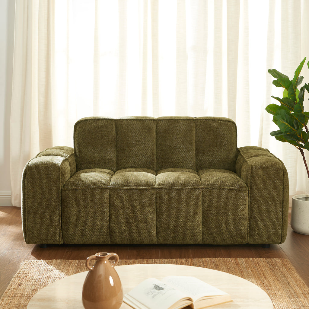 ALISTAIR 2-Seater Sofa Chenille - Green