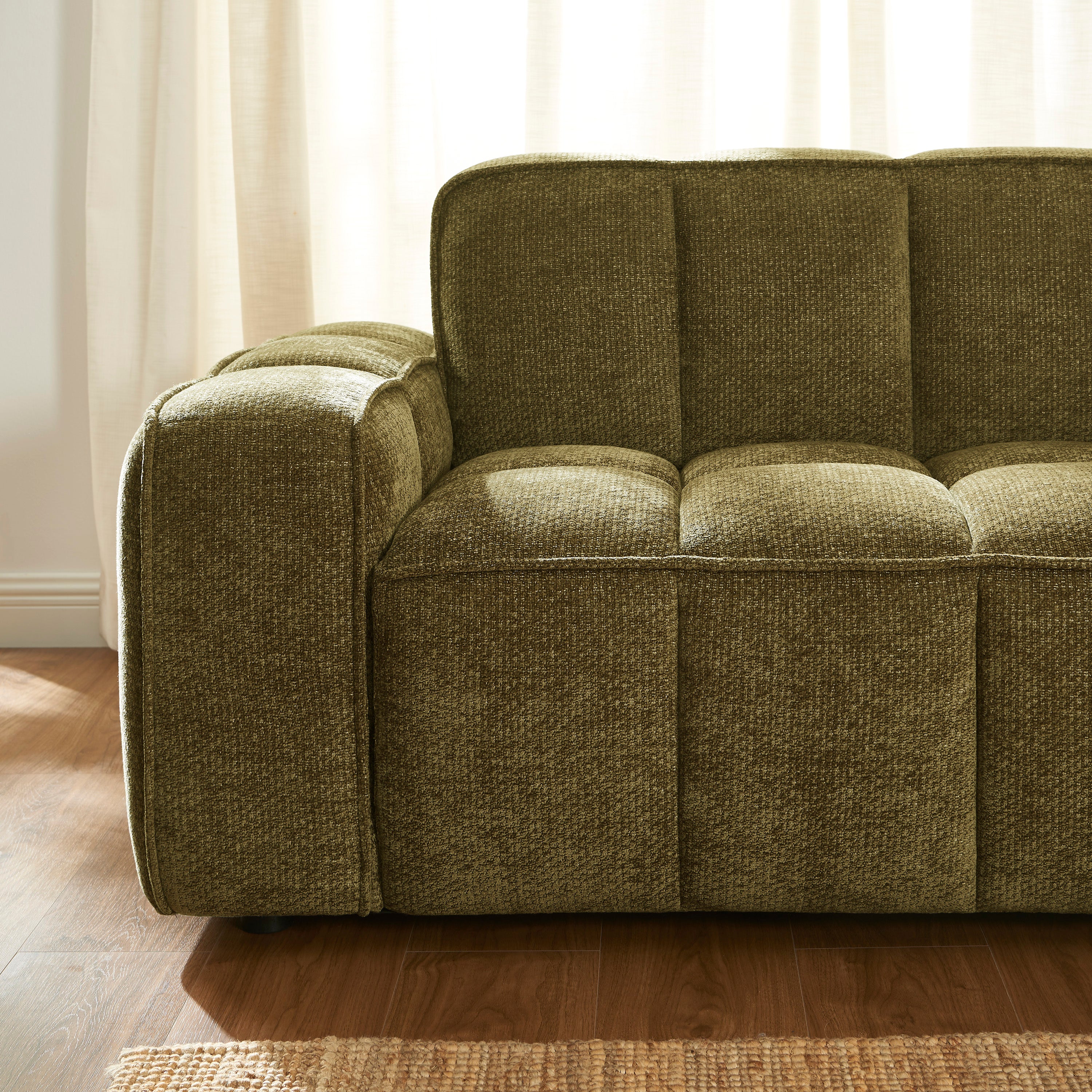 ALISTAIR 2-Seater Sofa Chenille - Green