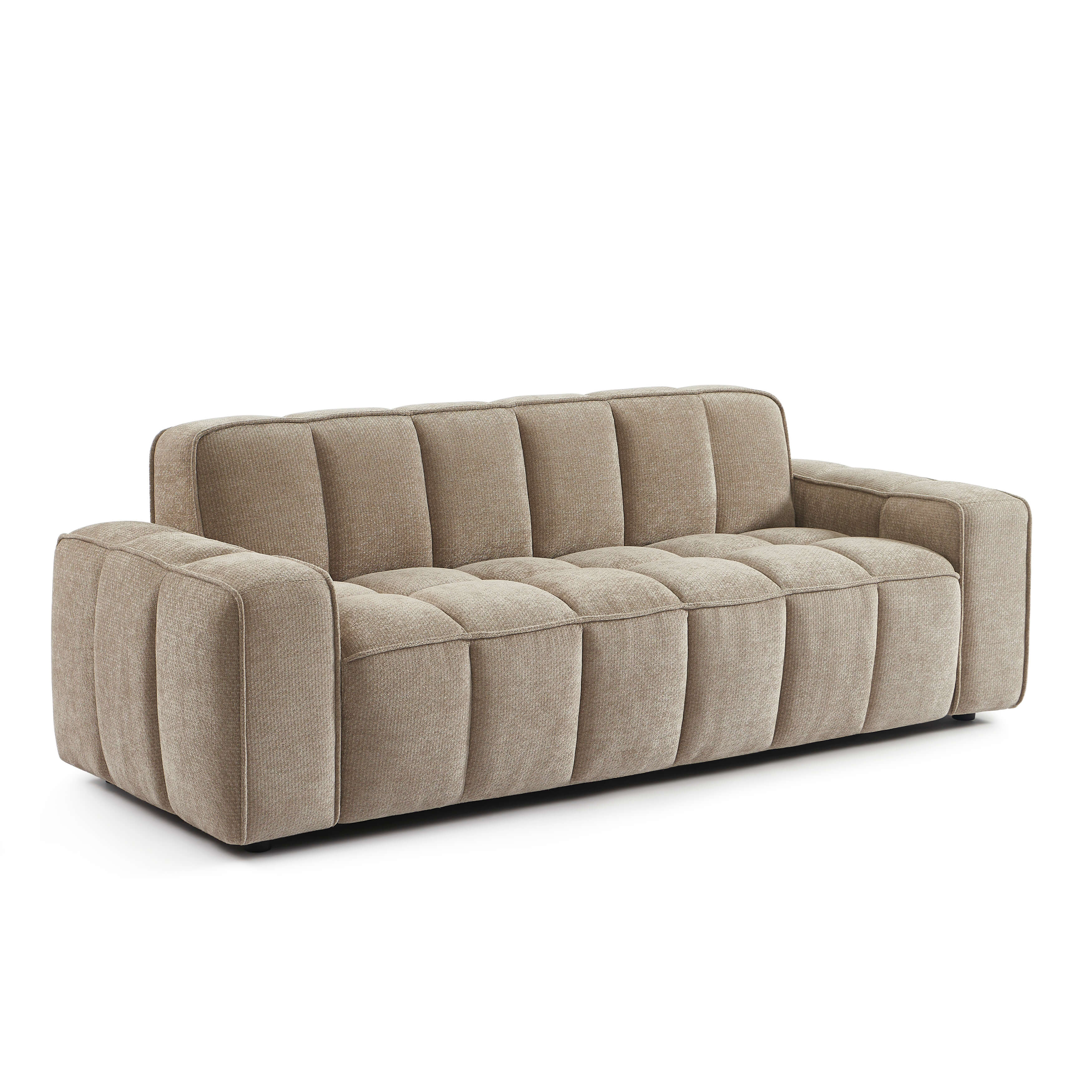ALISTAIR 3-Seater Sofa Chenille - Beige