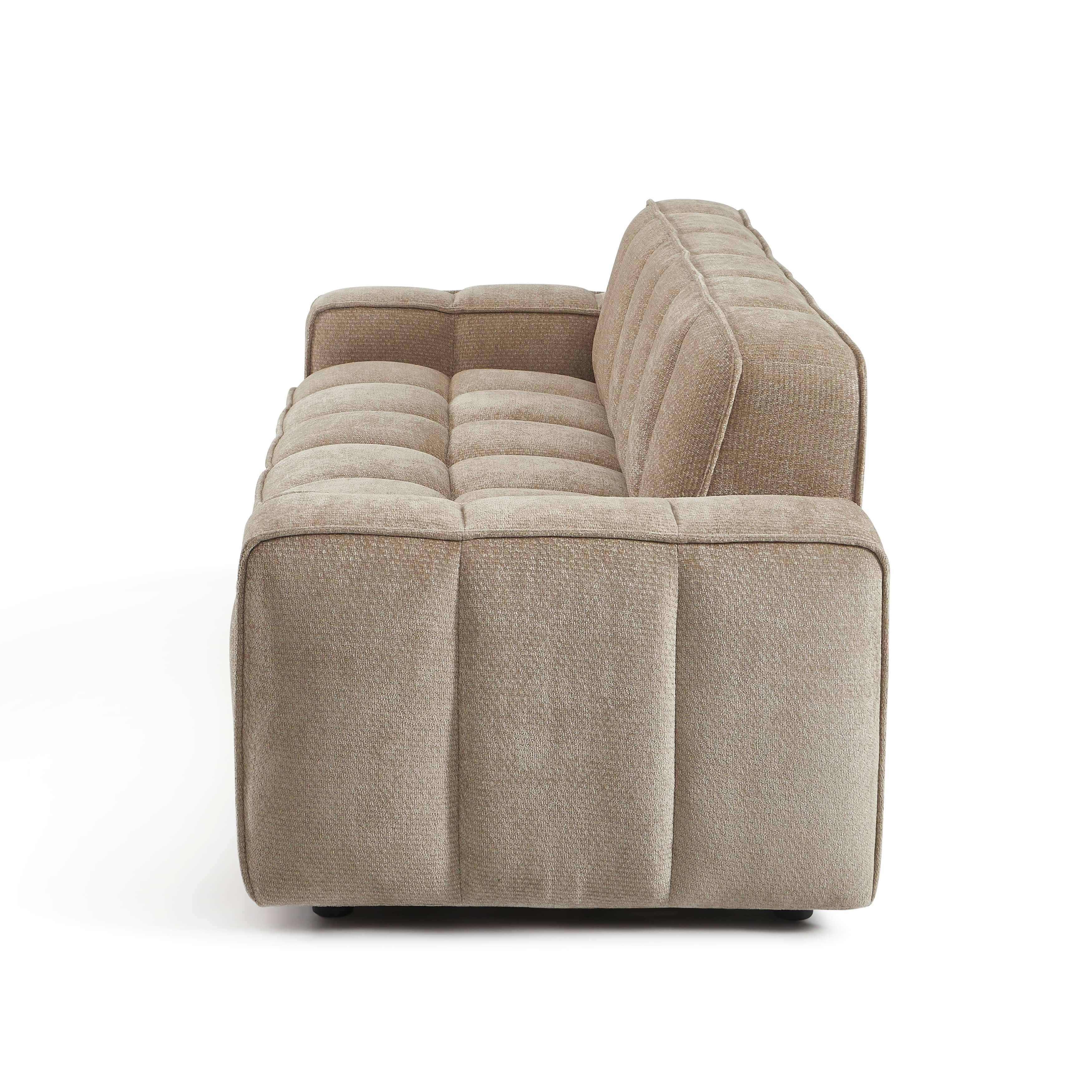 ALISTAIR 3-Seater Sofa Chenille - Beige