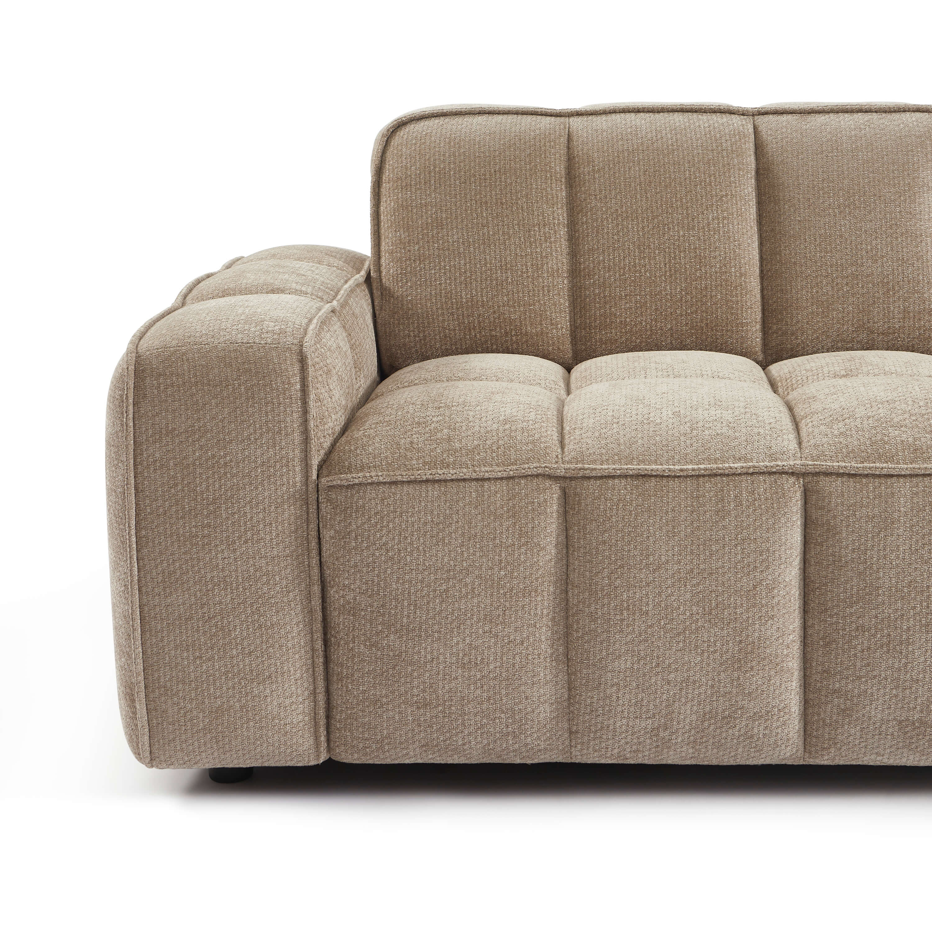 ALISTAIR 3-Seater Sofa Chenille - Beige