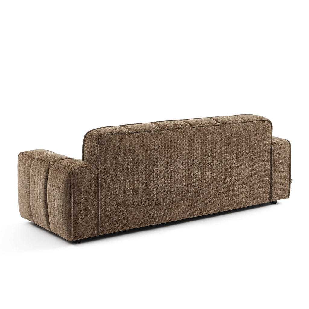 ALISTAIR 3-Seater Sofa Chenille - Brown