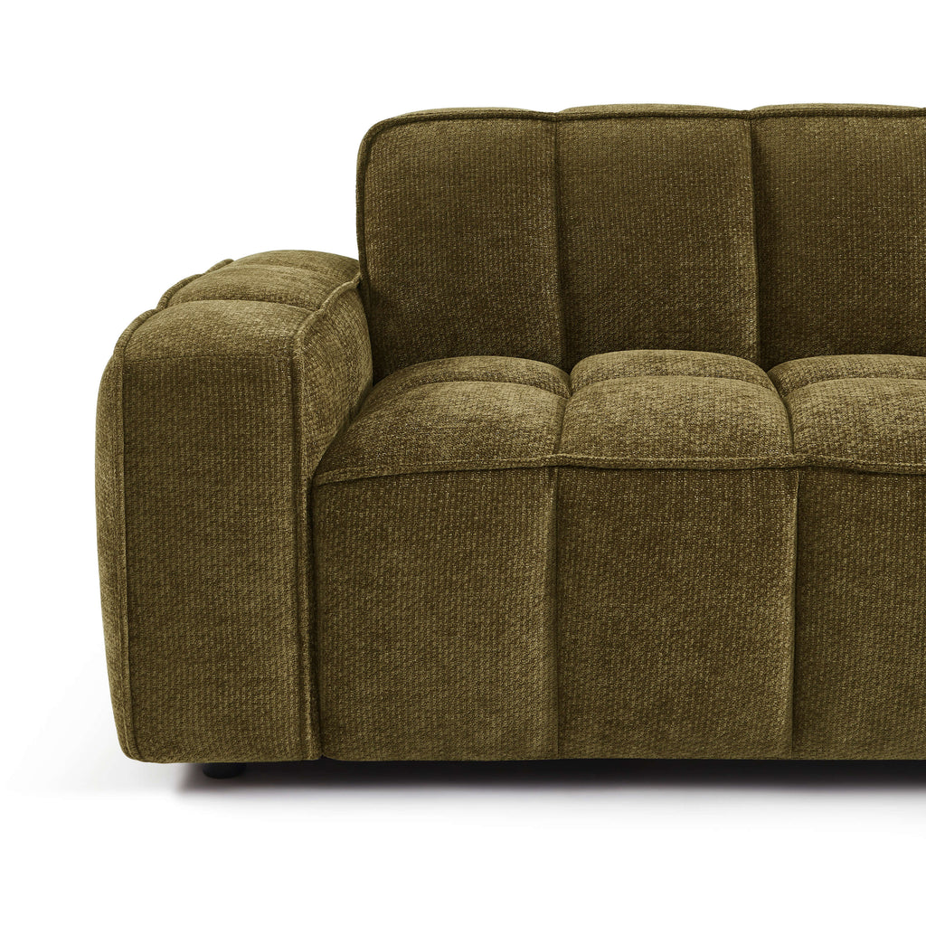 ALISTAIR 3-Seater Sofa Chenille - Green