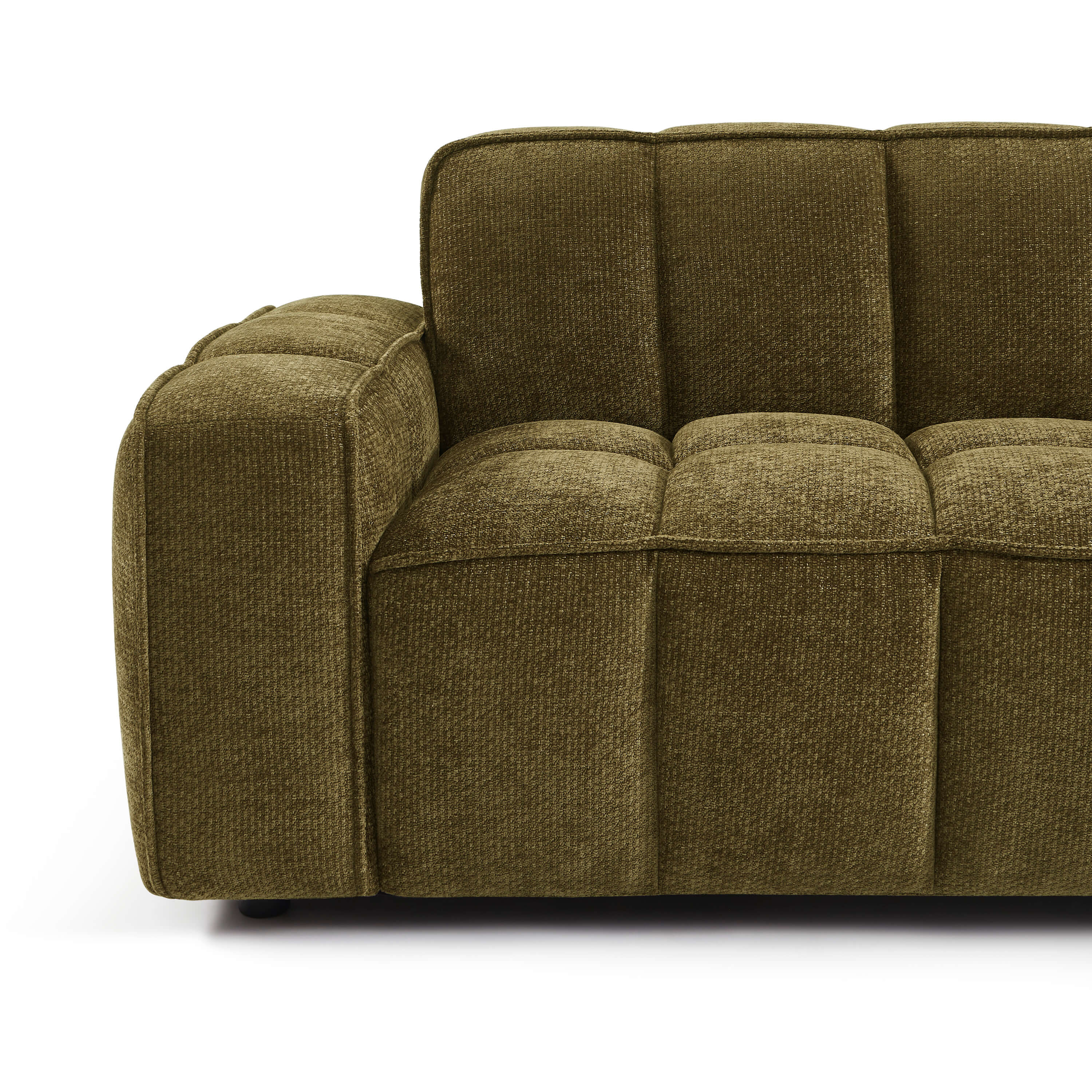 ALISTAIR 3-Seater Sofa Chenille - Green