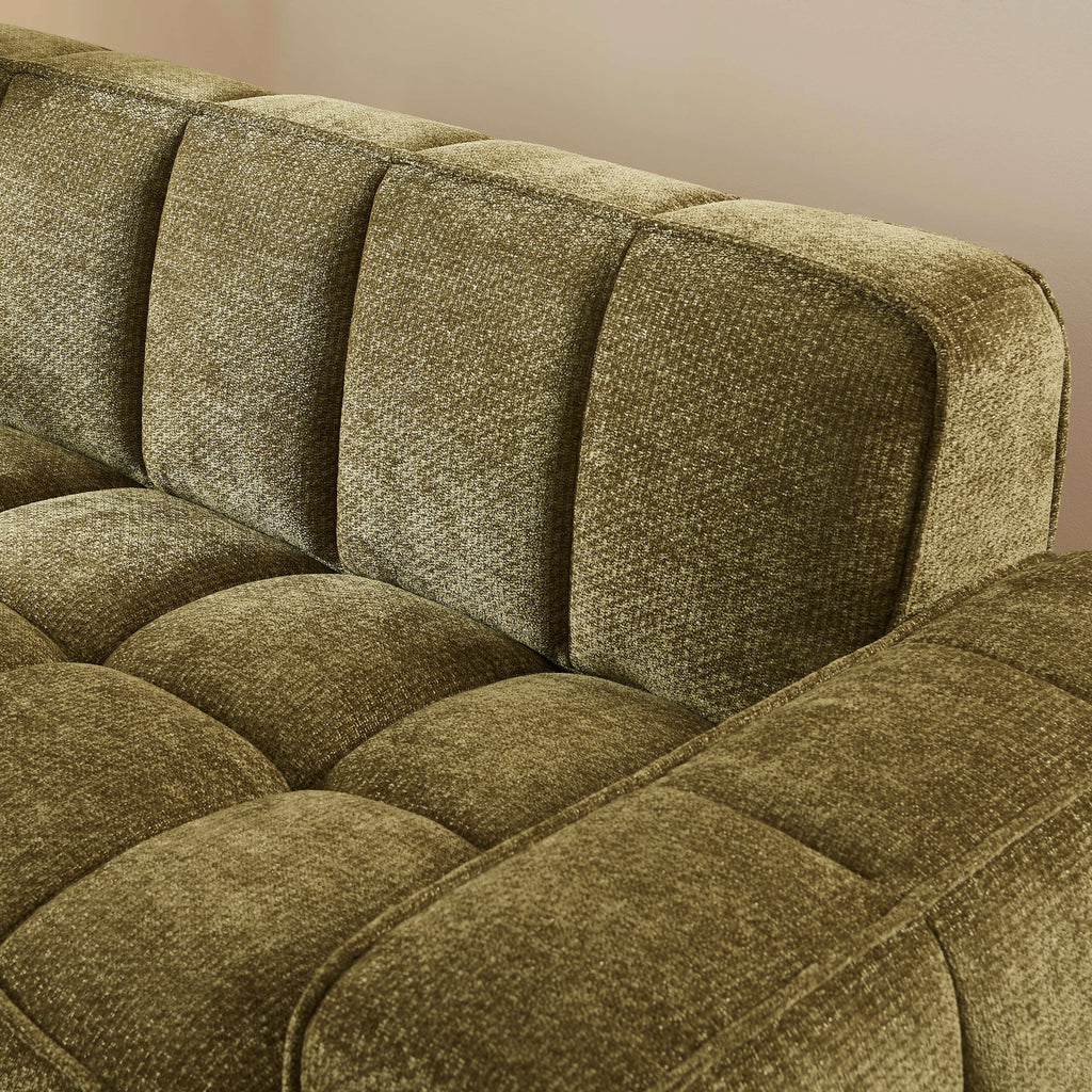ALISTAIR 3-Seater Sofa Chenille - Green