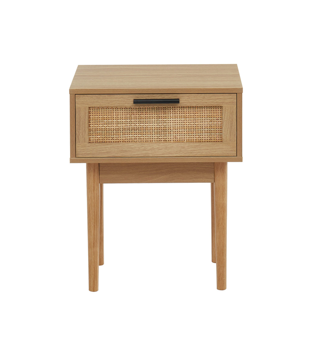 AMANA Rattan Cane Nightstand