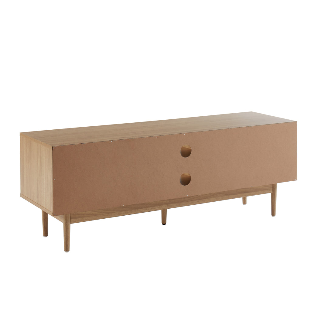 AMANA Oak Effect and Rattan Cane TV Unit