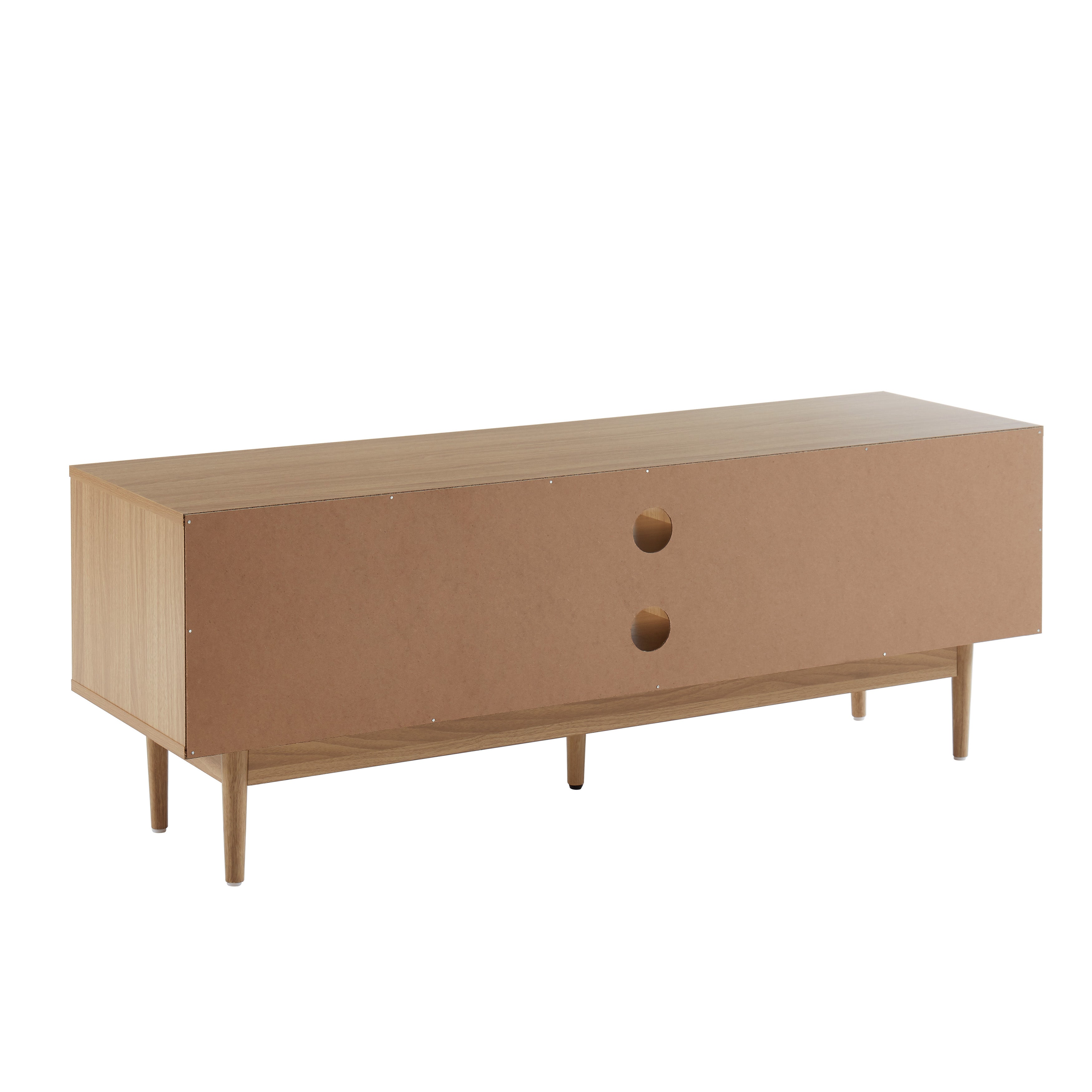 AMANA Oak Effect and Rattan Cane TV Unit