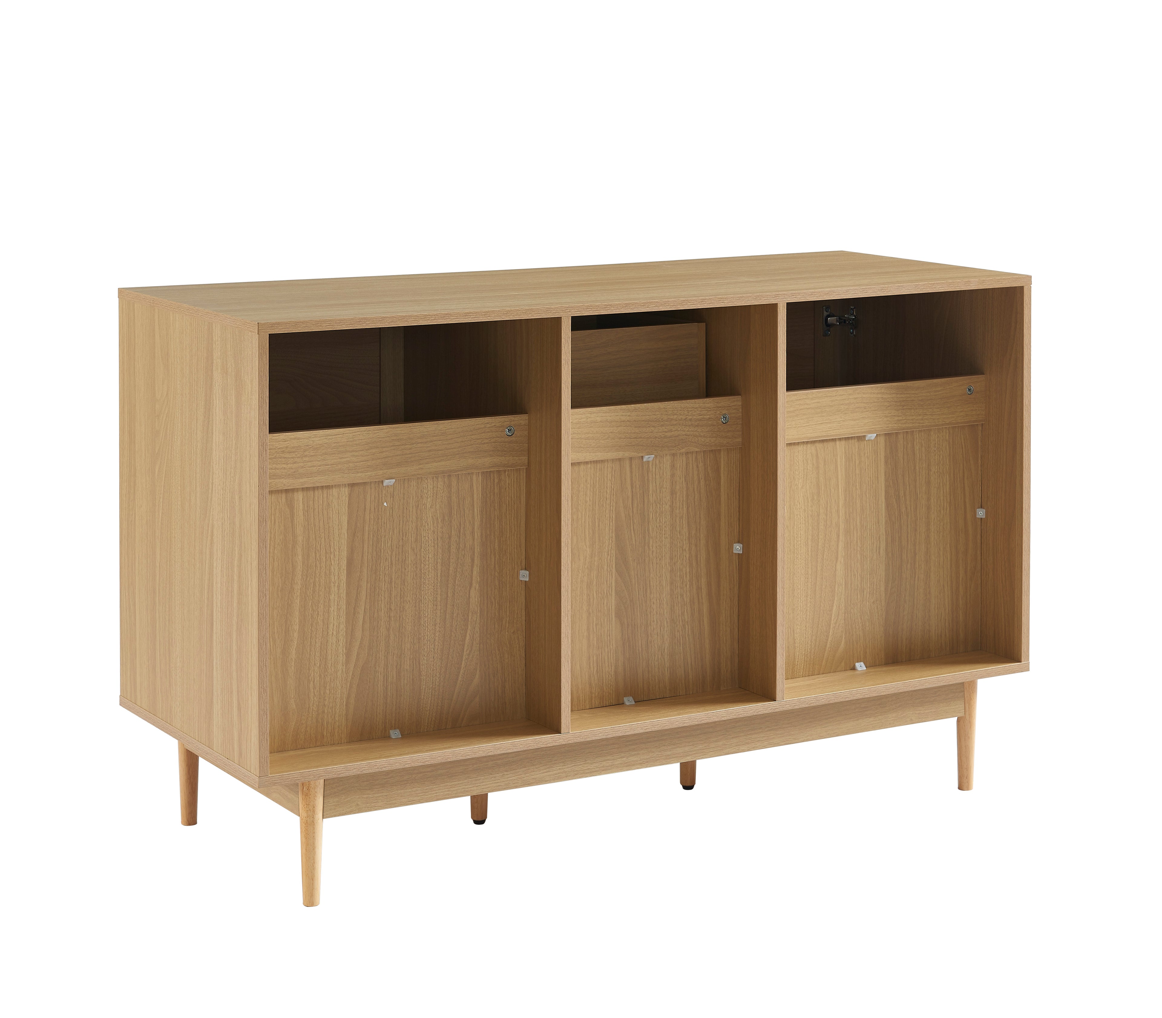 AMANA Bathroom Vanity Unit with Oak Effect and Rattan Cane