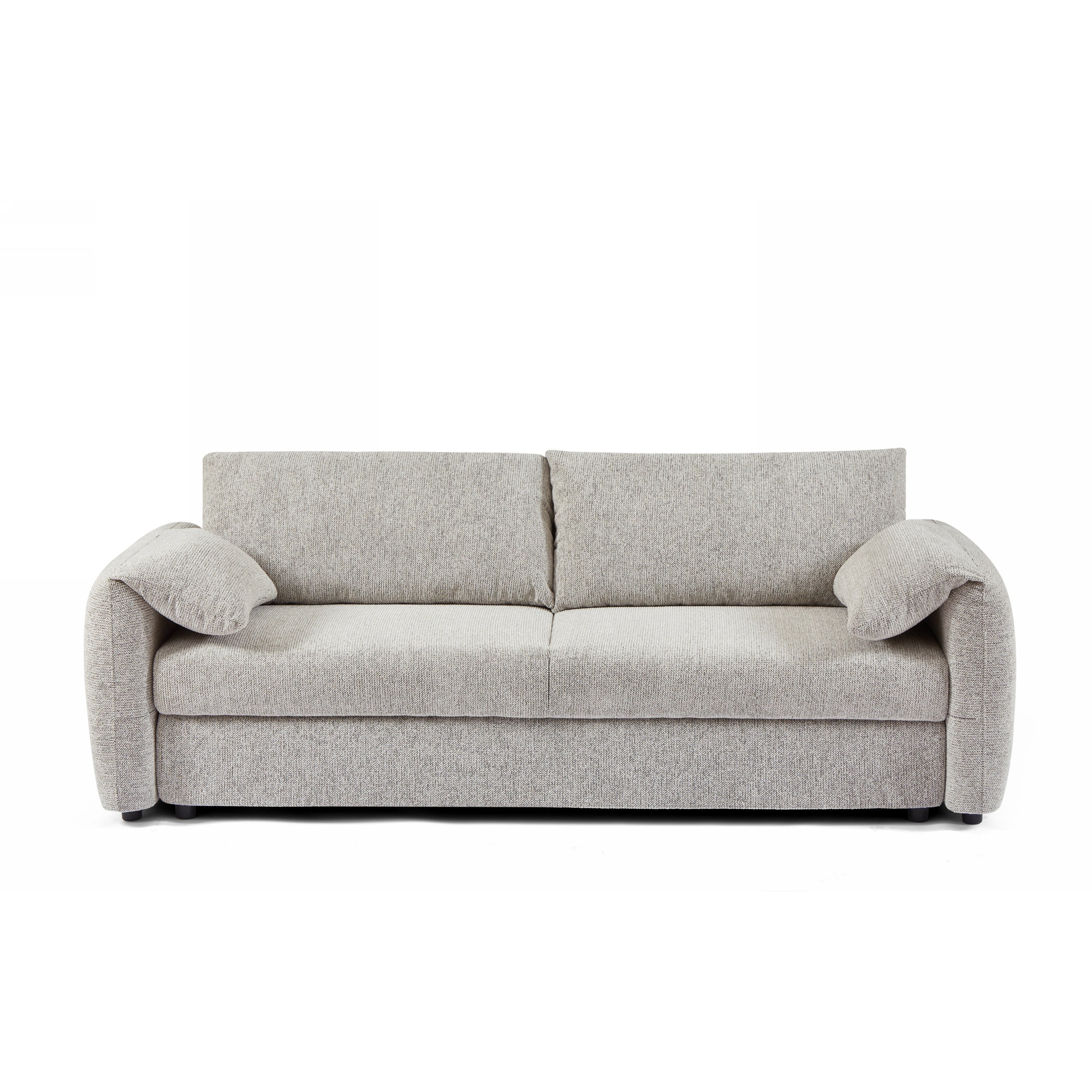 ANGEA Convertible Sleeper Sofa – Woven Chenille Fabric 3-Seater Living Room Furniture