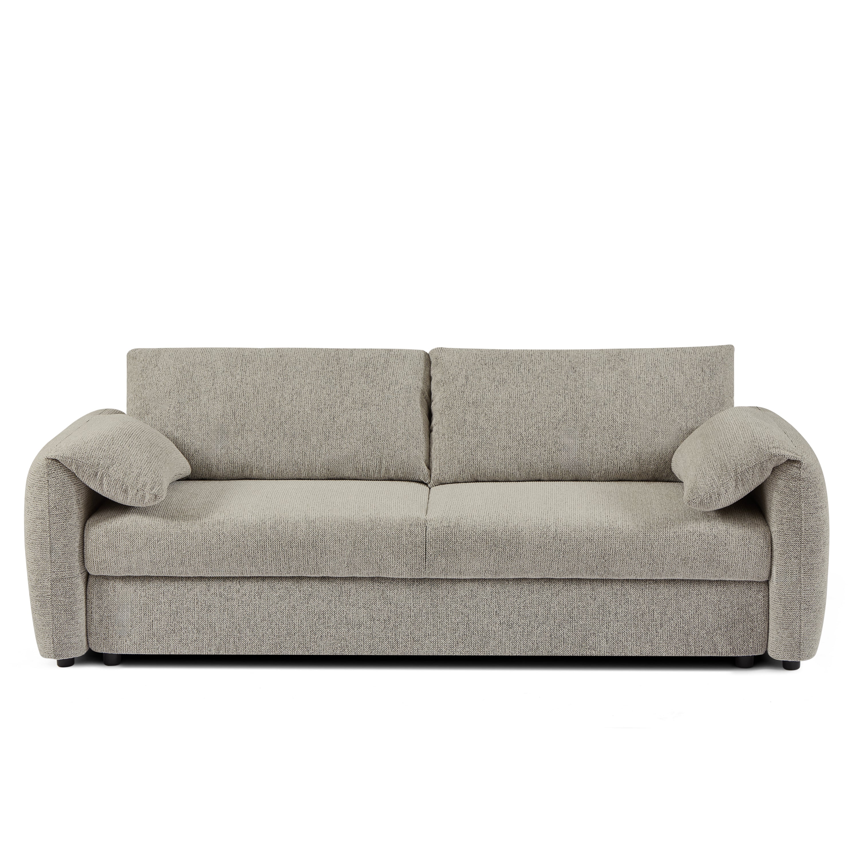 ANGEA Convertible Sleeper Sofa – Woven Chenille Fabric 3-Seater Living Room Furniture