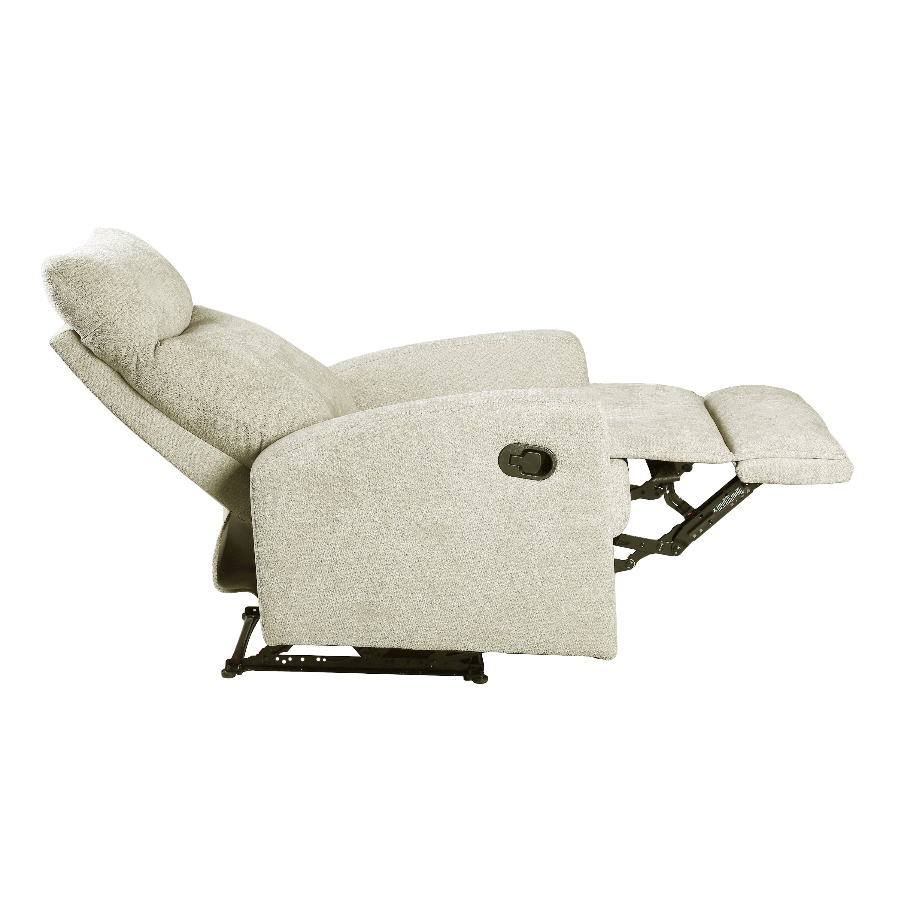 ANTARES 3-Seater + 2-Seater Reclining Sofa + 1-Swivel Armchair Set – Fabric Living Room Furniture