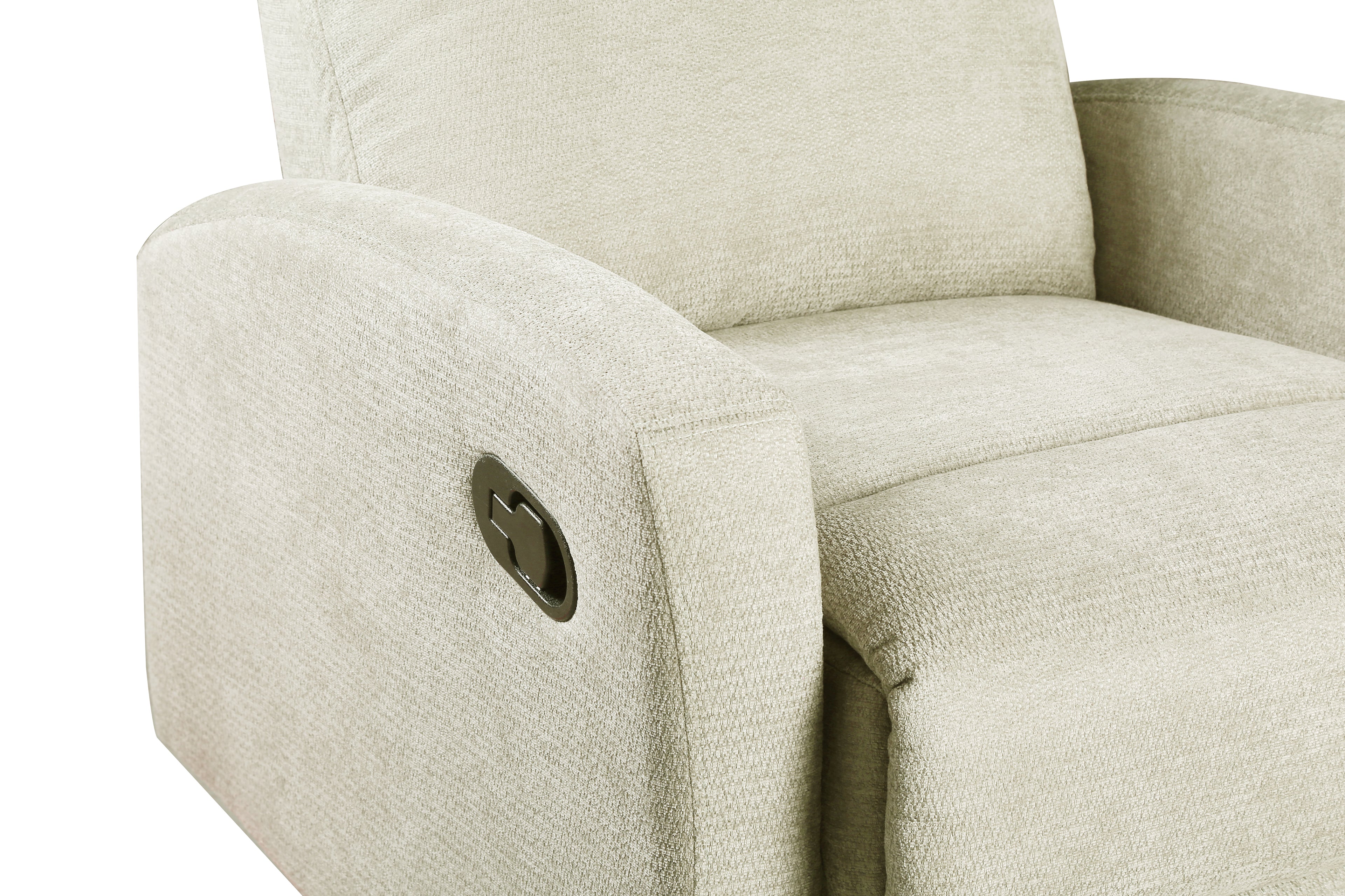 ANTARES 3-Seater + 2-Seater Reclining Sofa + 1-Swivel Armchair Set – Fabric Living Room Furniture