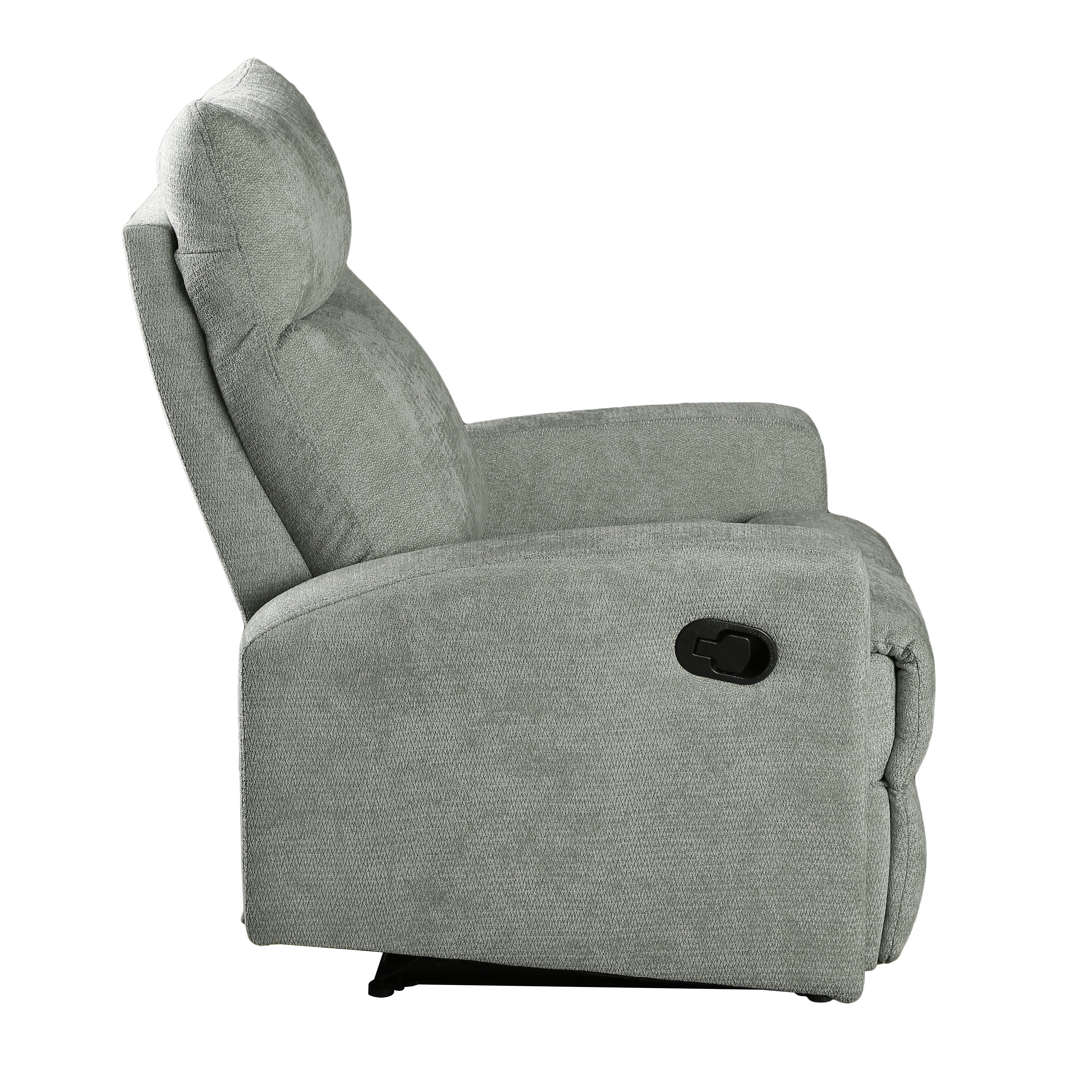 Manual Recliner Armchair Antares 1 Seater Fabric – Green