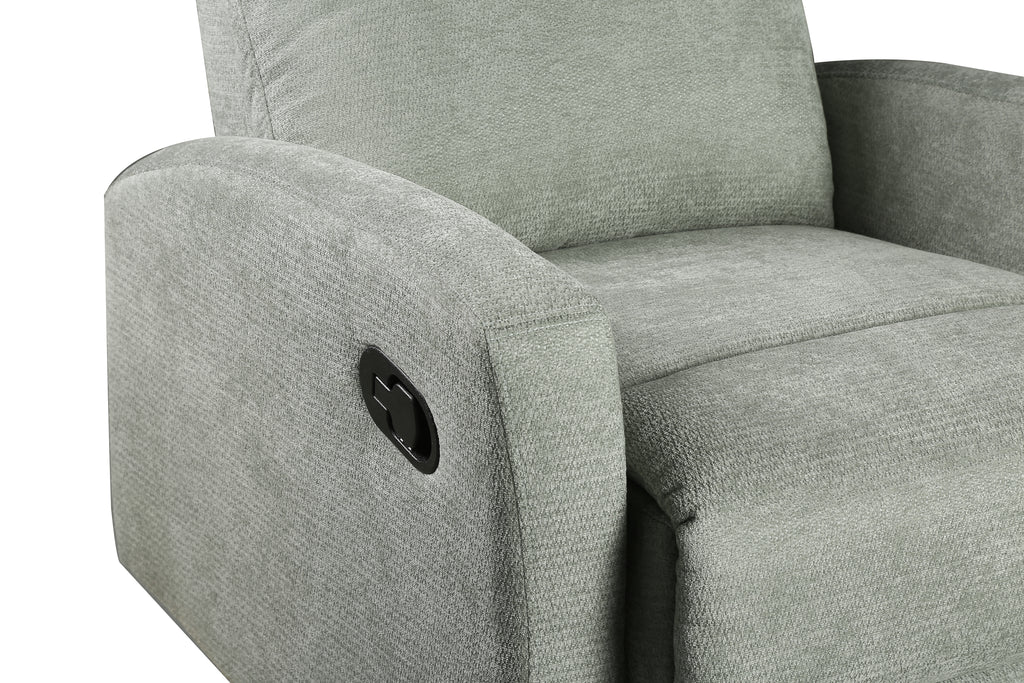 Manual Recliner Armchair Antares 1 Seater Fabric – Green
