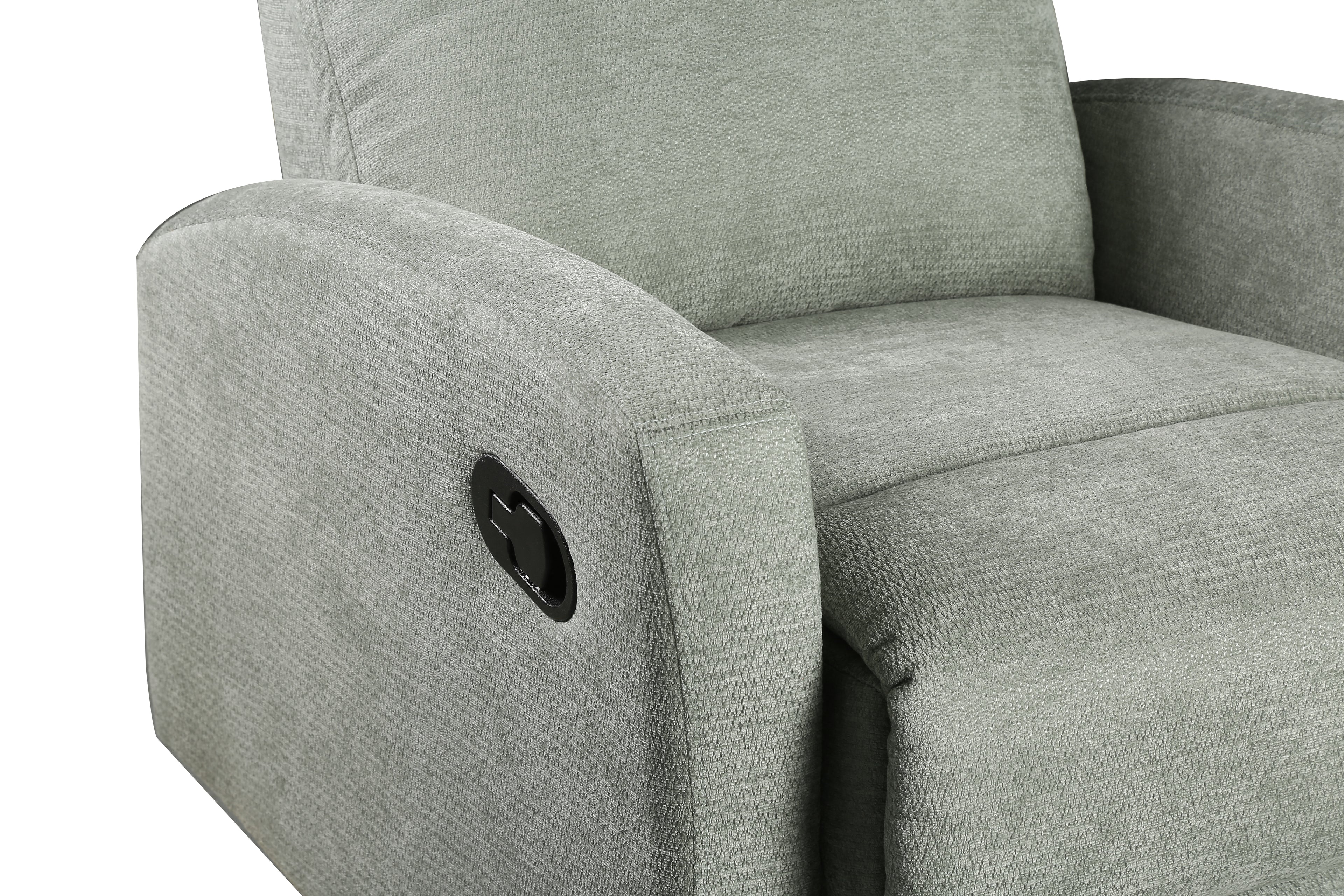 ANTARES 3-Seater + 2-Seater Reclining Sofa + 1-Swivel Armchair Set – Fabric Living Room Furniture