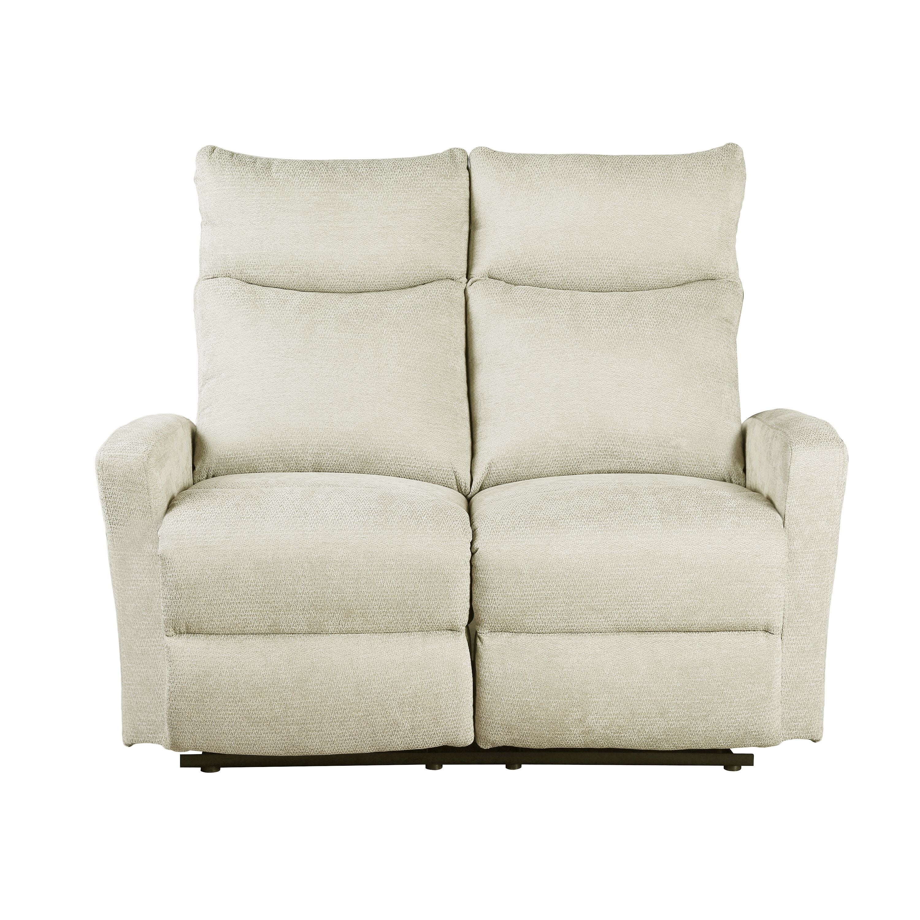 Manual Recliner Sofa Antares 2 Seater Fabric Beige – Beige