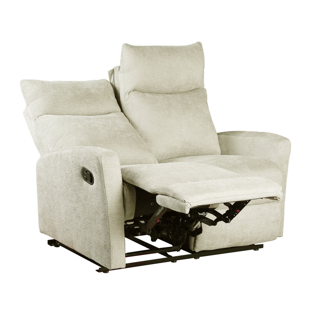 ANTARES 3-Seater + 2-Seater Reclining Sofa + 1-Swivel Armchair Set – Fabric Living Room Furniture