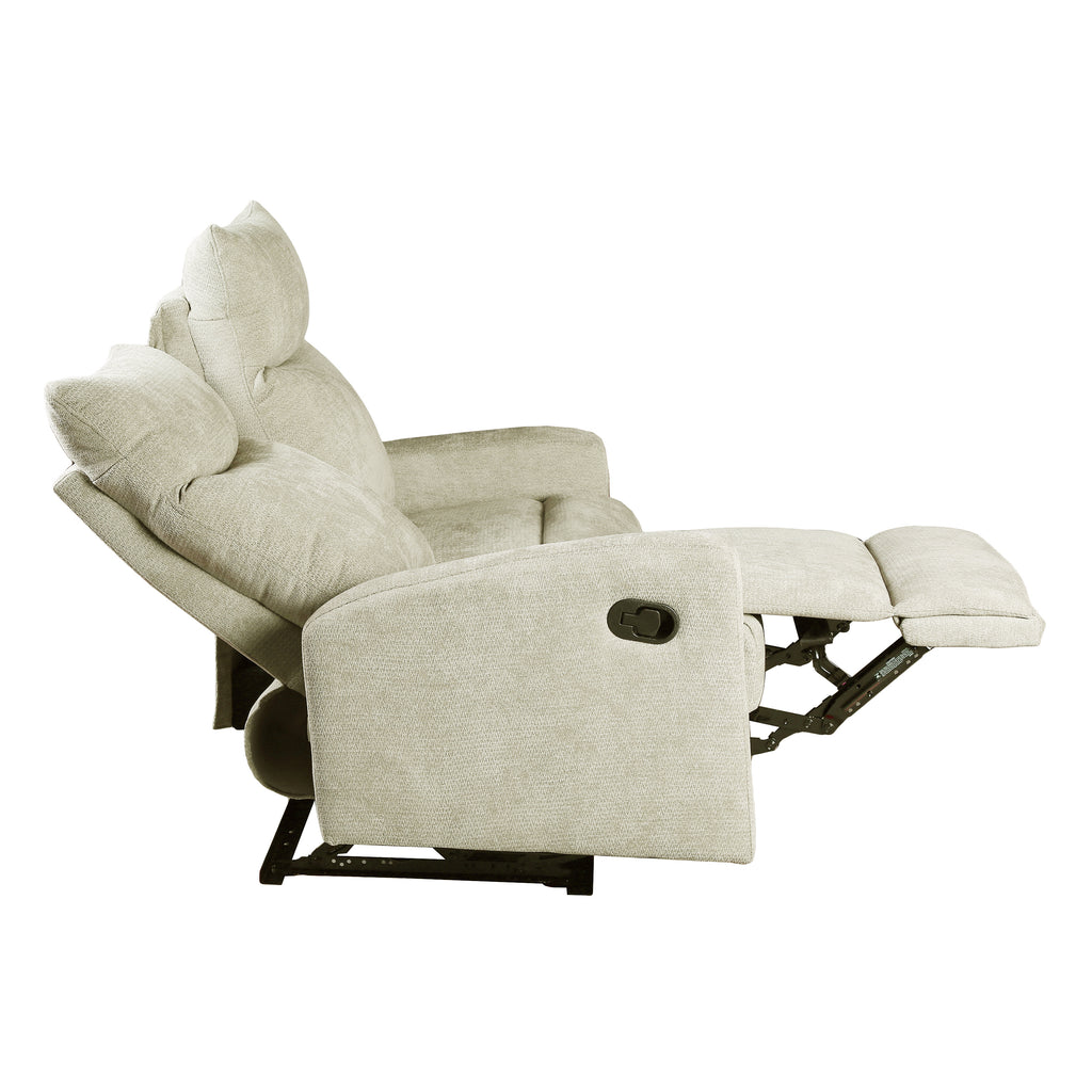 ANTARES 3-Seater + 2-Seater Reclining Sofa + 1-Swivel Armchair Set – Fabric Living Room Furniture
