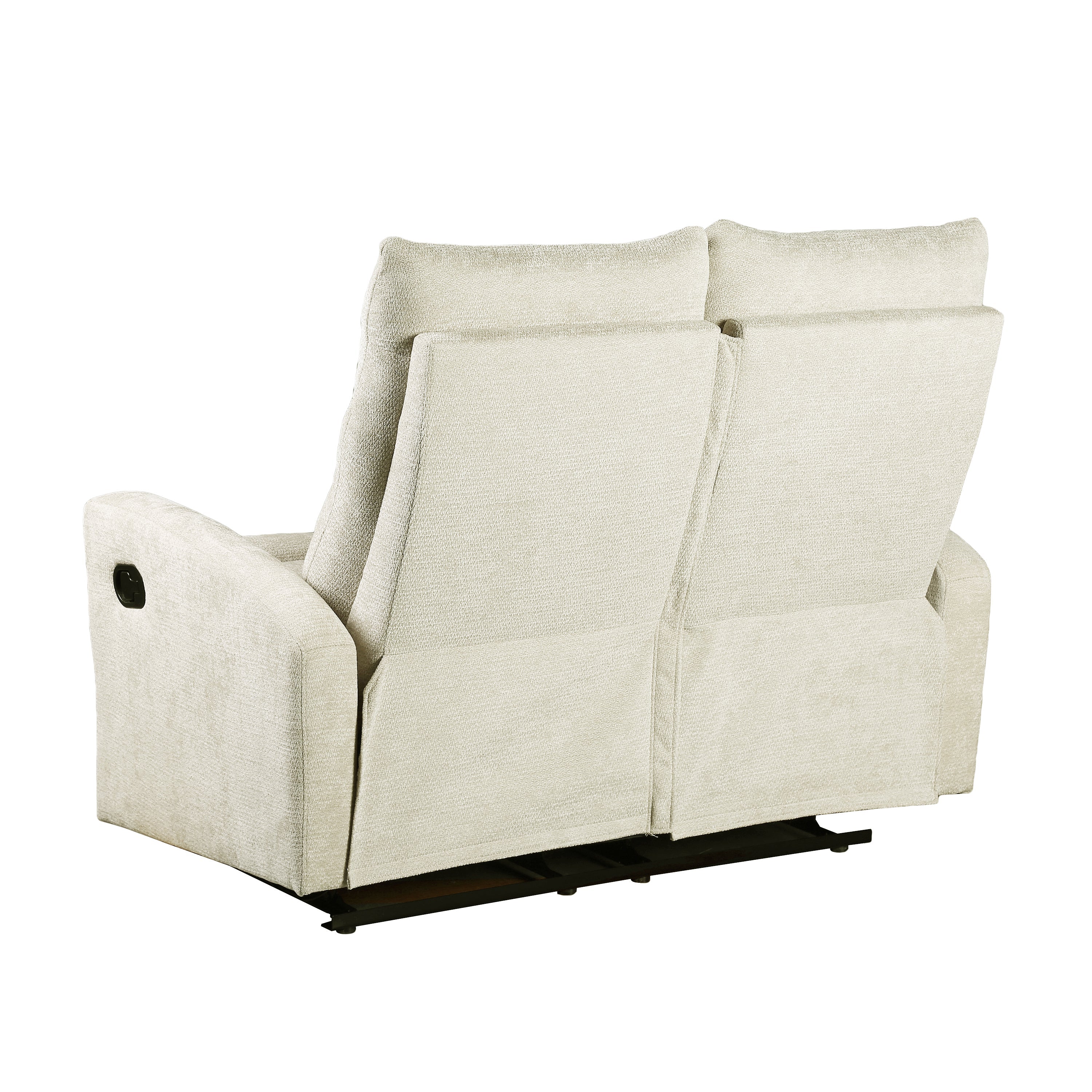 Manual Recliner Sofa Antares 2 Seater Fabric Beige – Beige