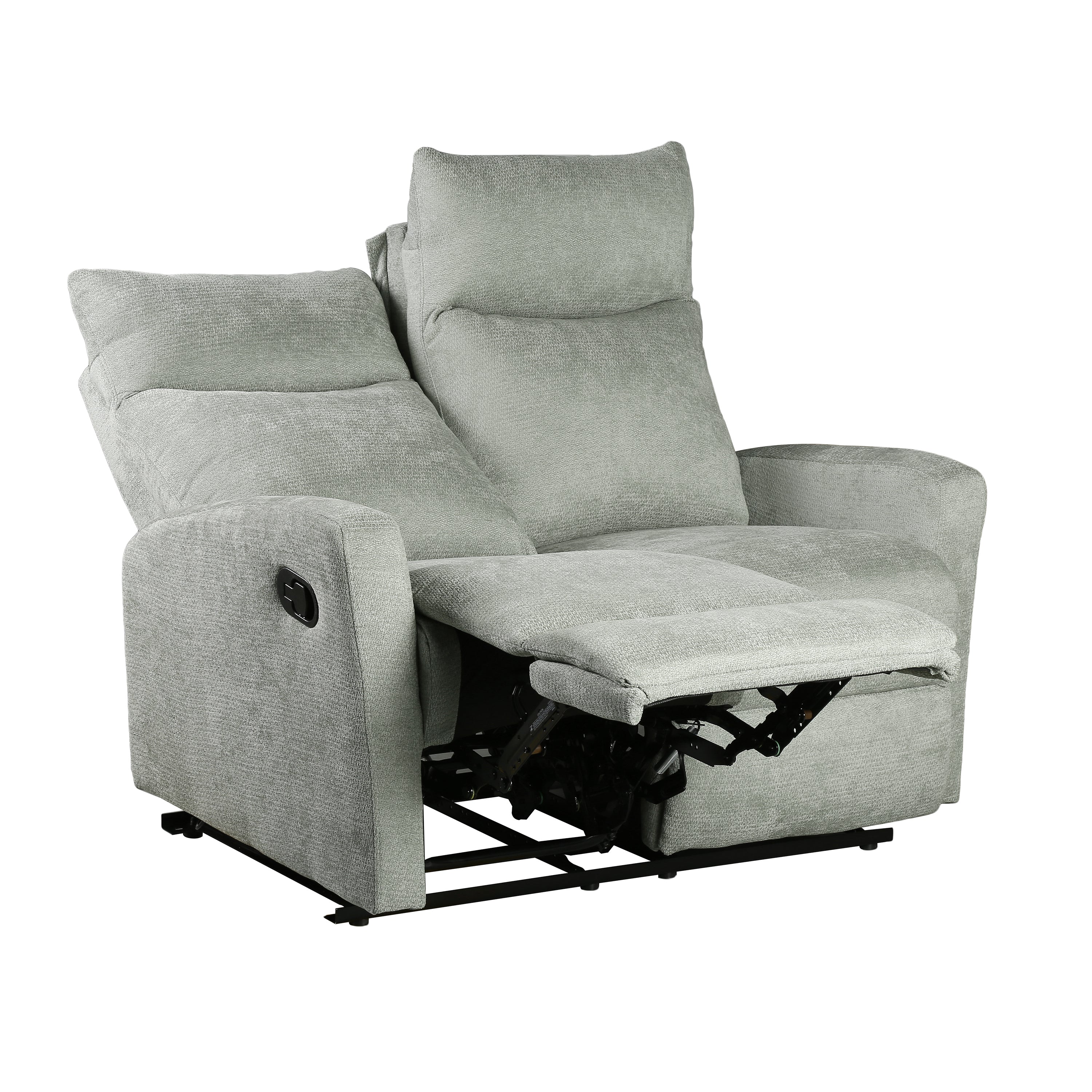 ANTARES 3-Seater + 2-Seater Reclining Sofa + 1-Swivel Armchair Set – Fabric Living Room Furniture