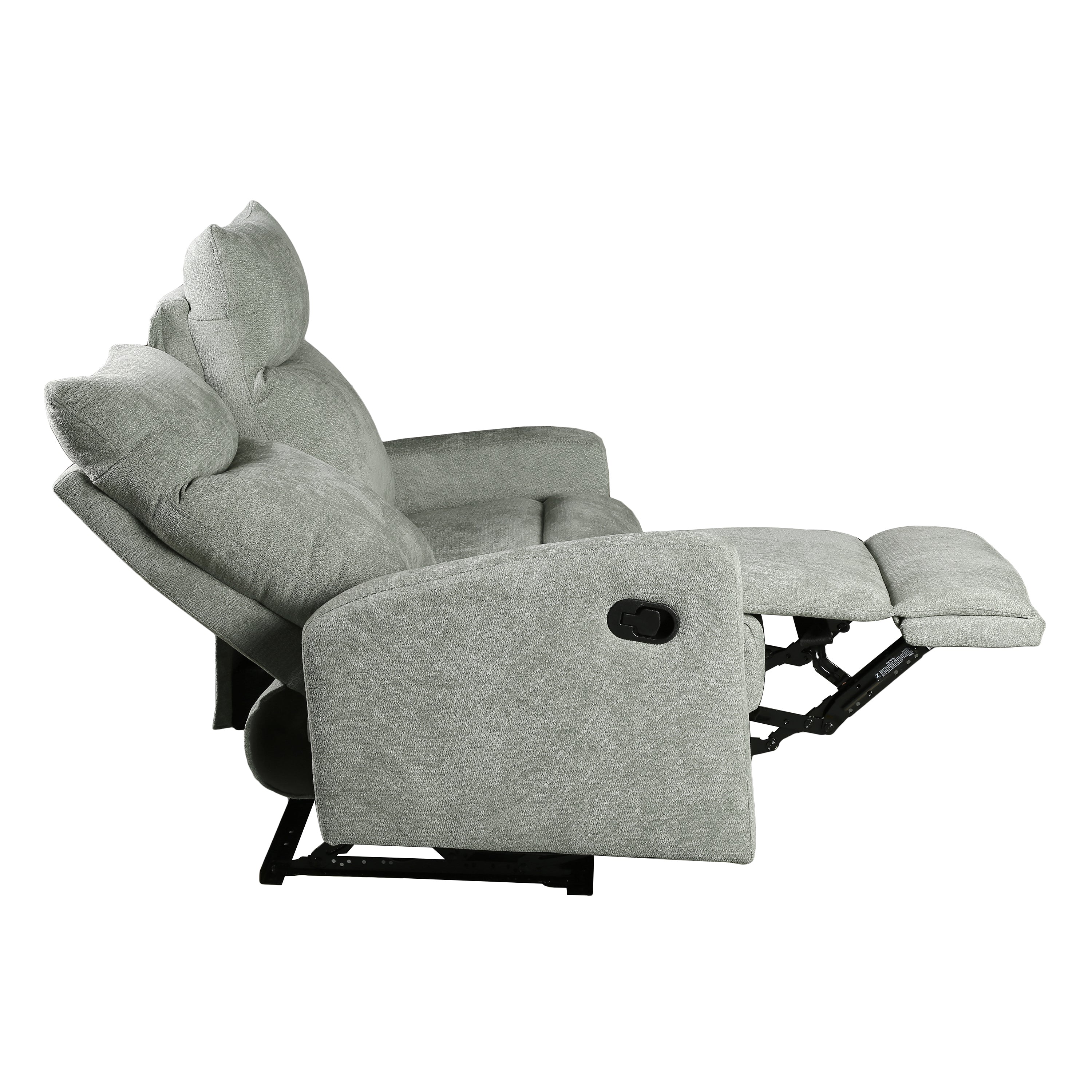 ANTARES 3-Seater + 2-Seater Reclining Sofa + 1-Swivel Armchair Set – Fabric Living Room Furniture