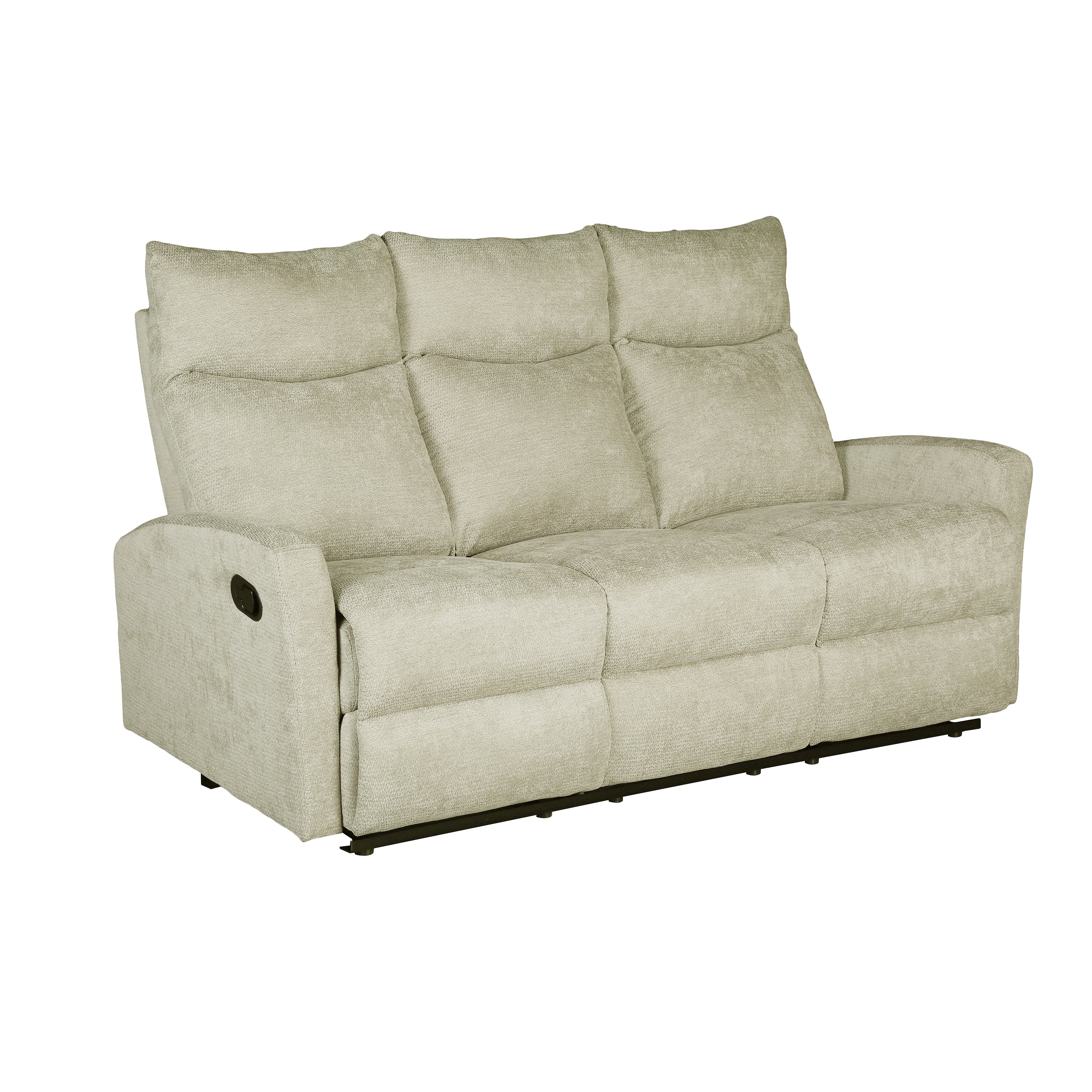 ANTARES 3-Seater + 2-Seater Reclining Sofa + 1-Swivel Armchair Set – Fabric Living Room Furniture