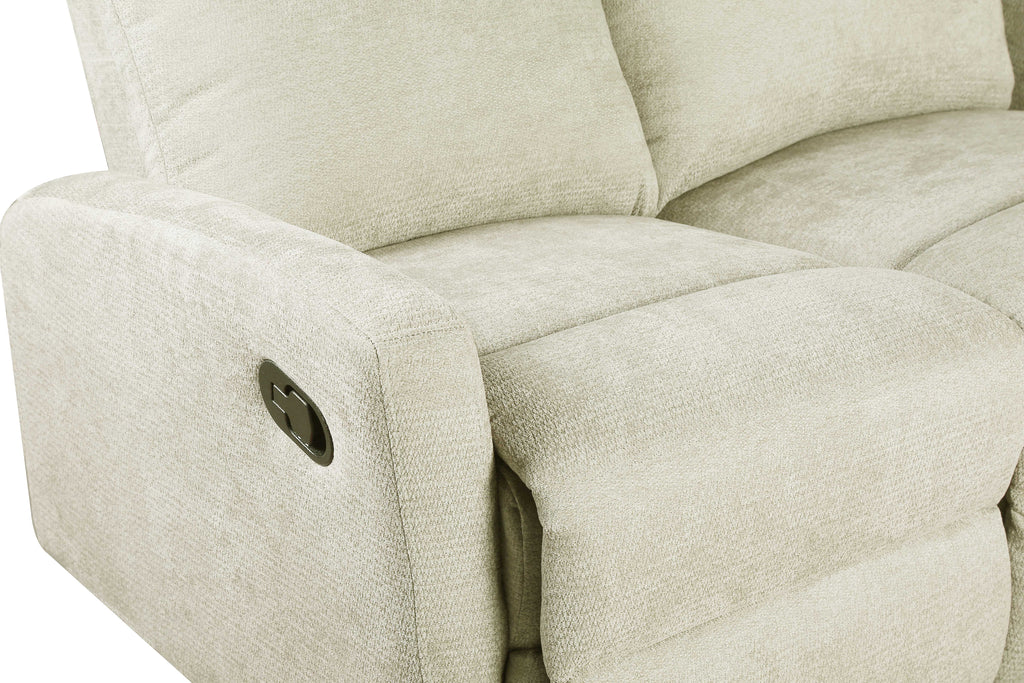 ANTARES 3-Seater + 2-Seater Reclining Sofa + 1-Swivel Armchair Set – Fabric Living Room Furniture