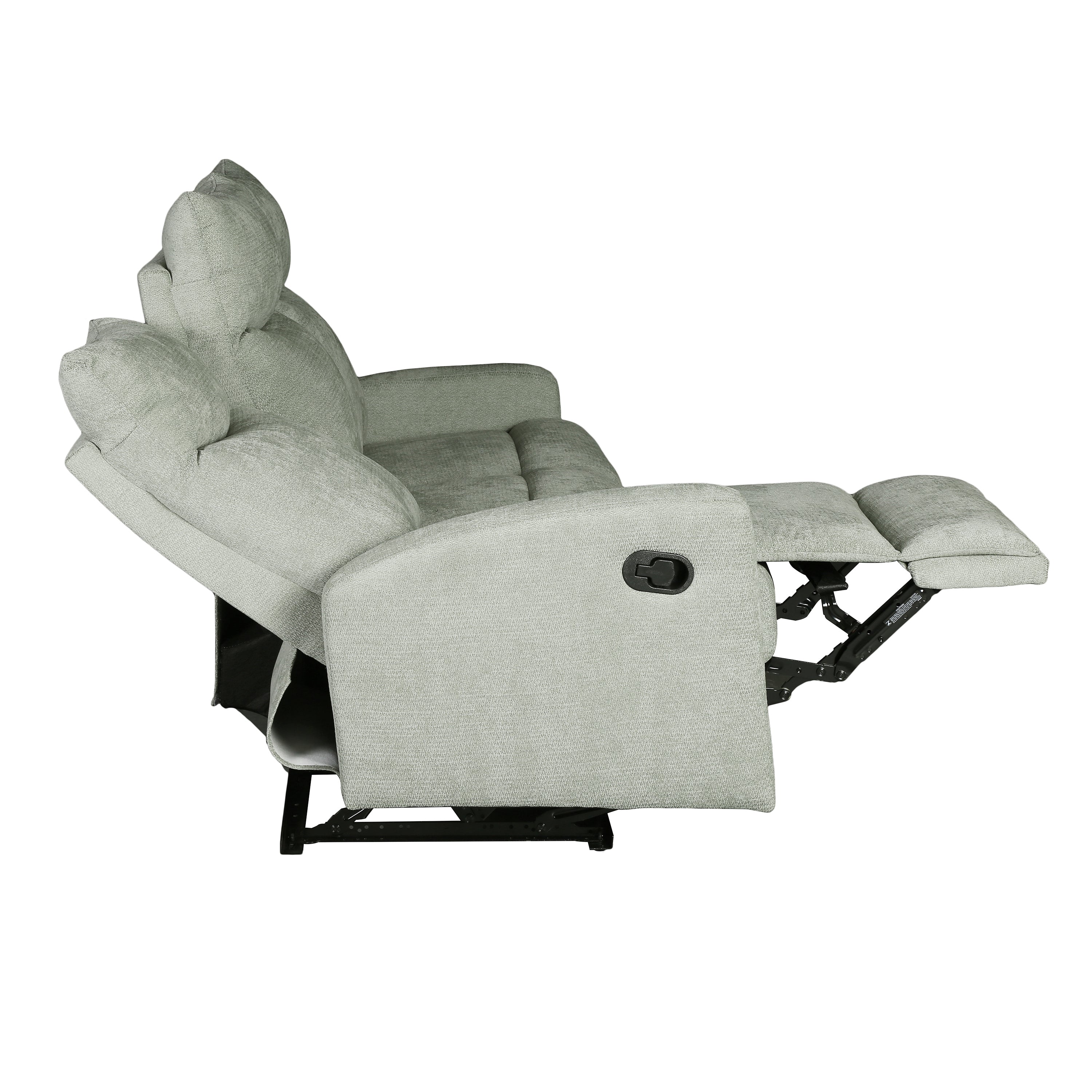 ANTARES 3-Seater + 2-Seater Reclining Sofa + 1-Swivel Armchair Set – Fabric Living Room Furniture