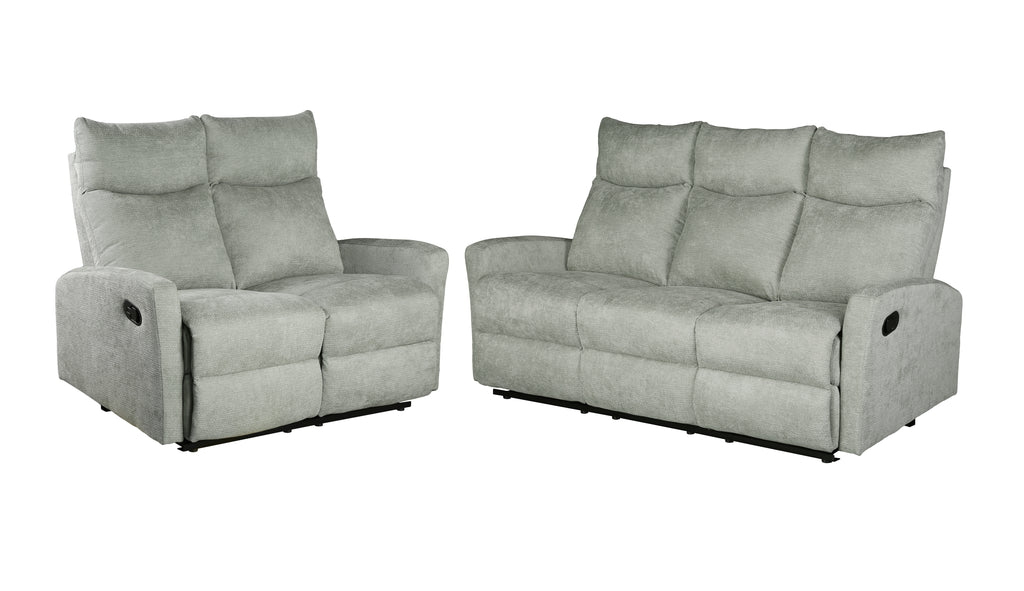 ANTARES 3-Seater & 2-Seater Manual Reclining Sofa Set – Fabric Living Room Furniture