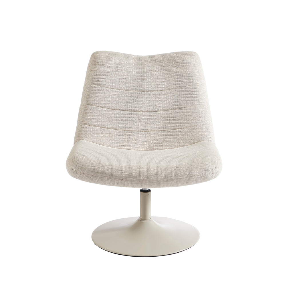 ANTEA Swivel Armchair – Fabric Accent Chair For Modern Living Rooms