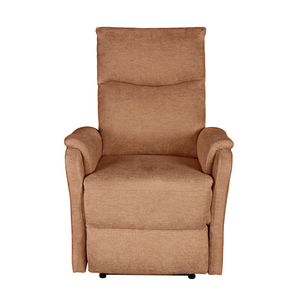 Electric Recliner Armchair Argoli 1 Seater Fabric – Orange