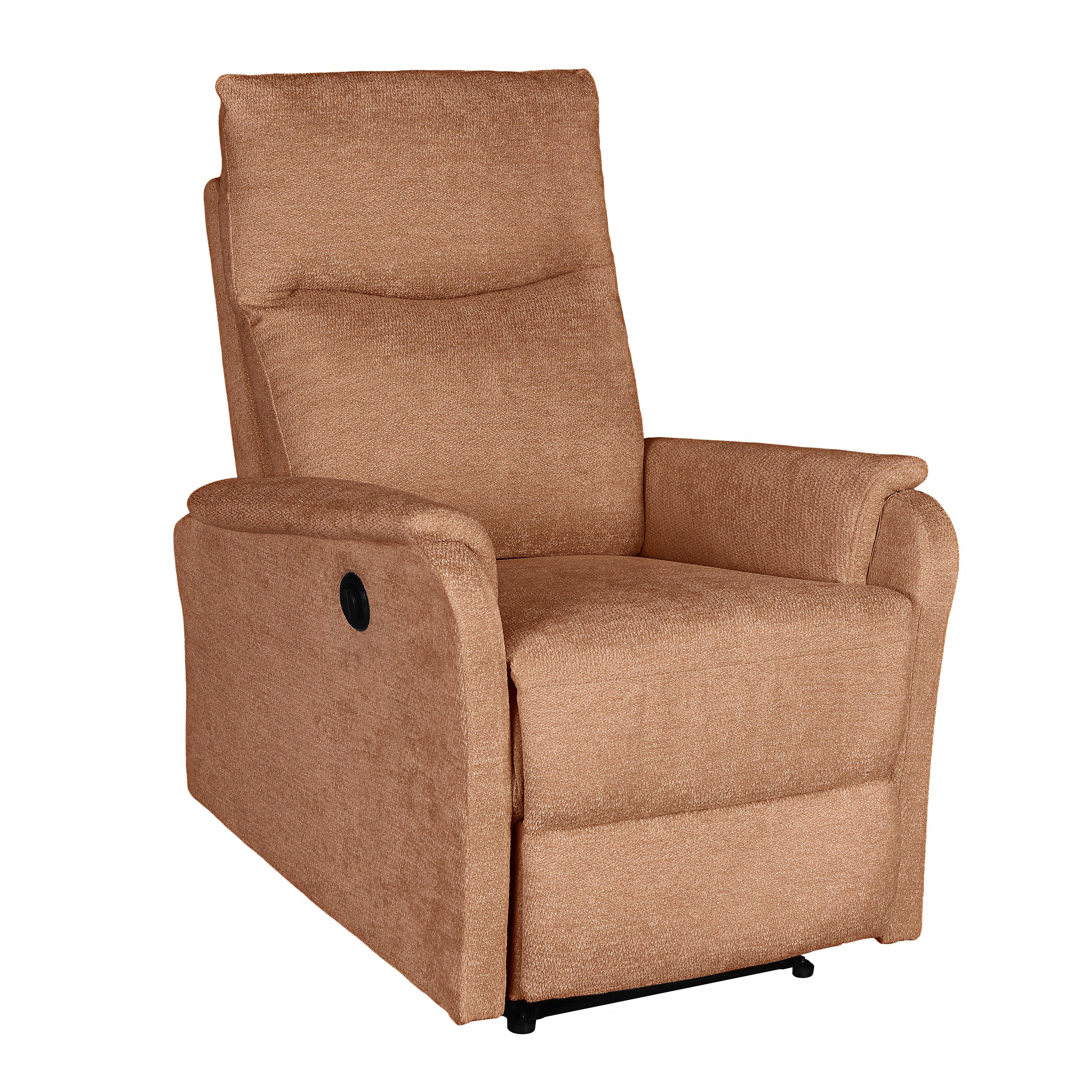 Electric Recliner Armchair Argoli 1 Seater Fabric – Orange